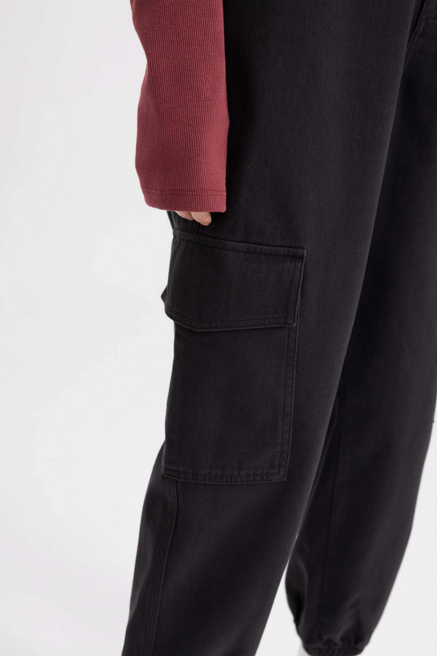Cargo Jogger Gabardine Trousers