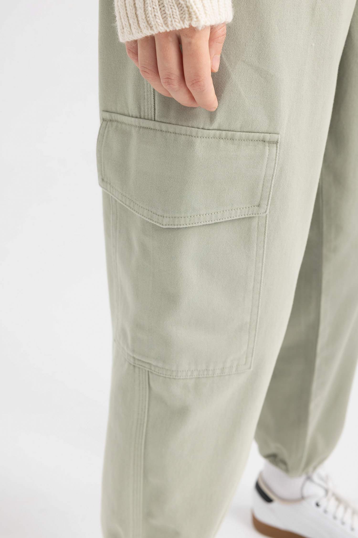 Cargo Jogger Gabardine Trousers