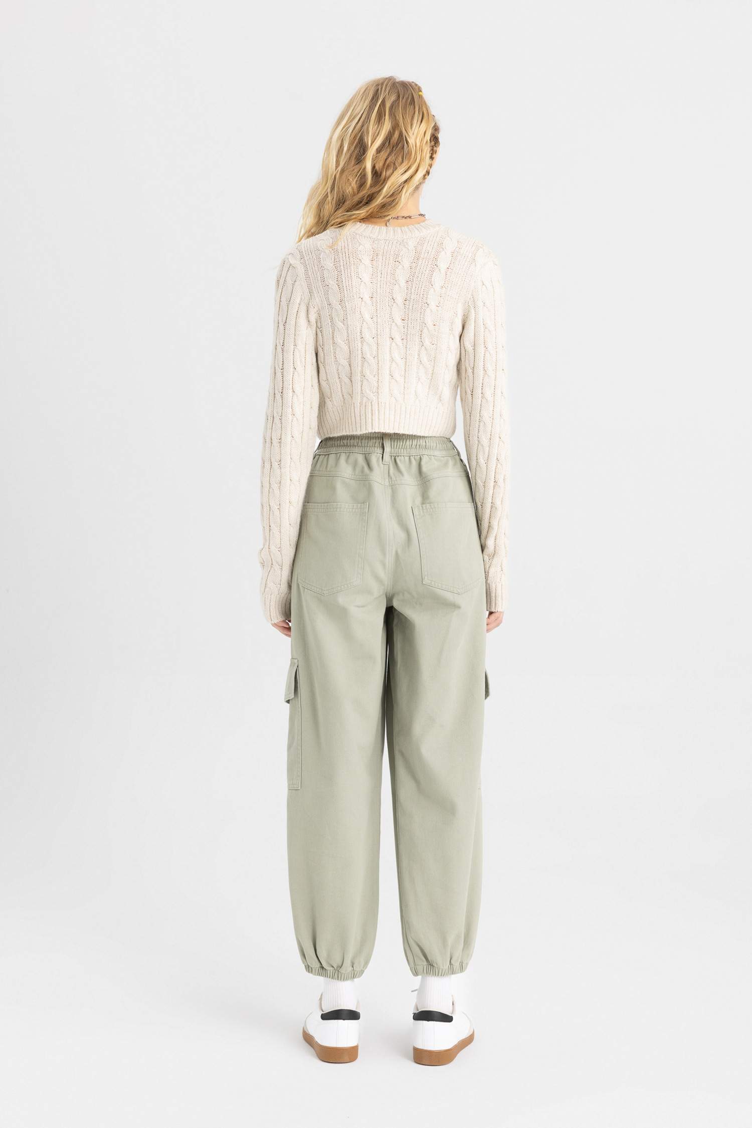 Cargo Jogger Gabardine Trousers