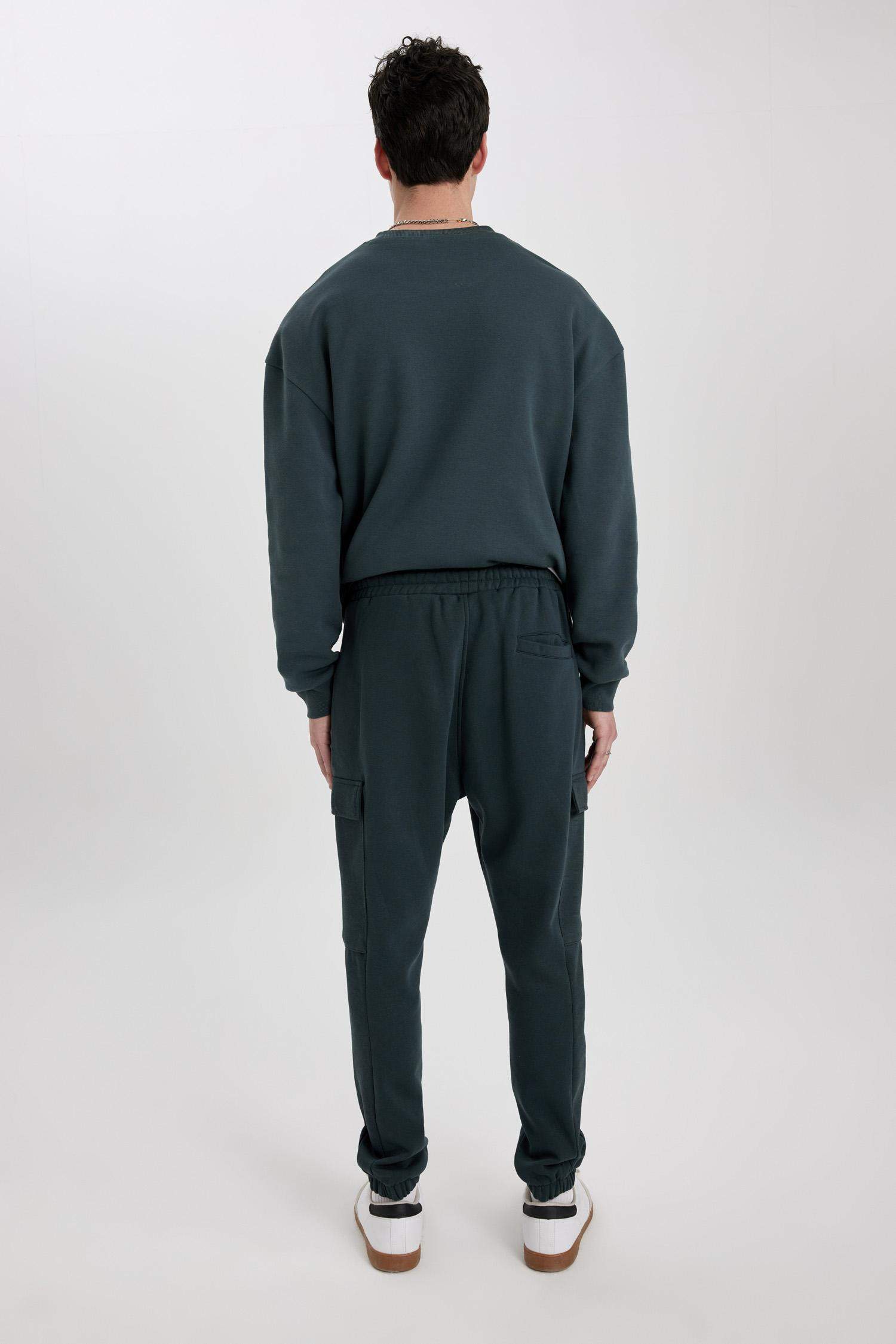 Regular Fit Flannel Pocket Long Leg Sweatpants