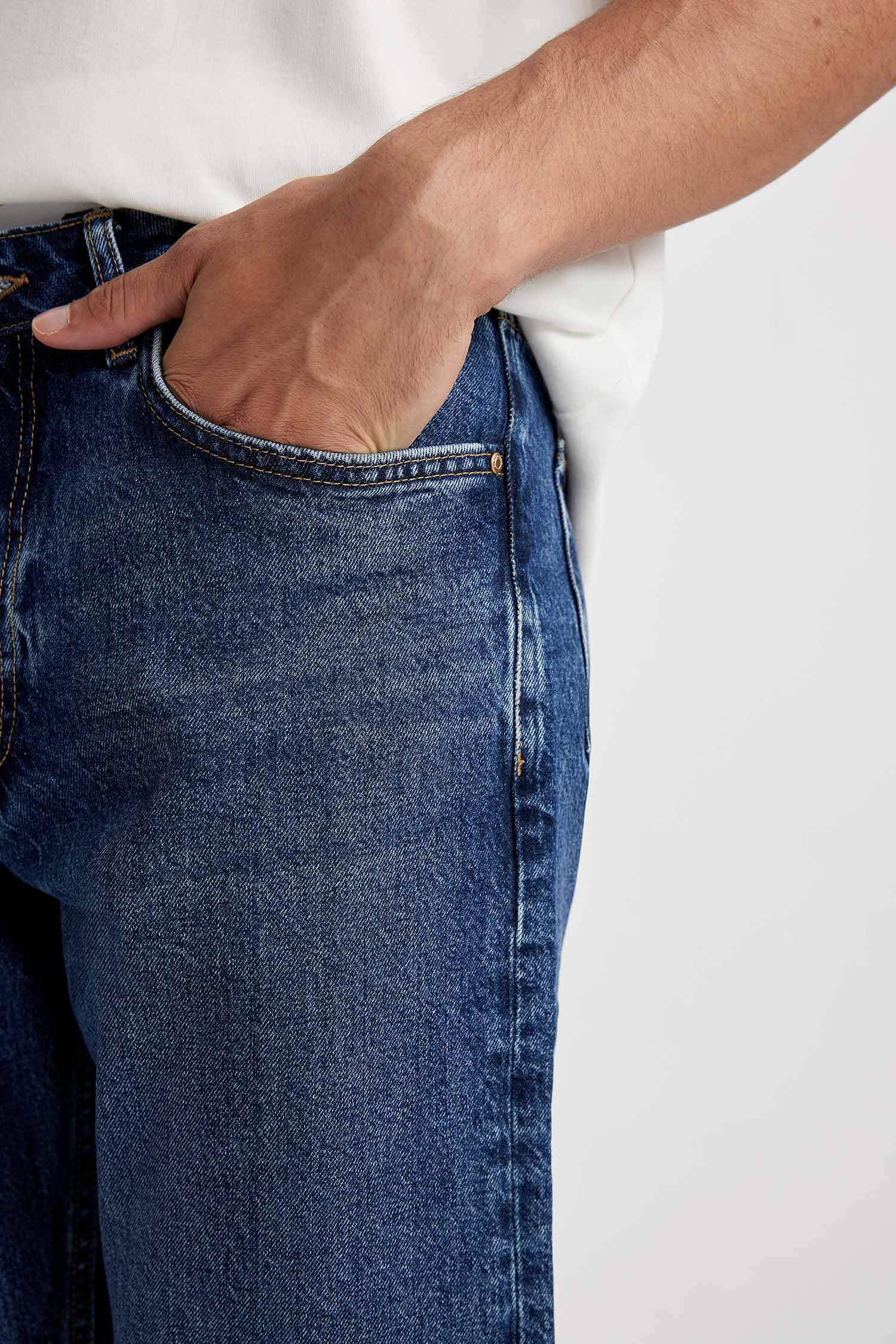 90’S Slim Fit Denim Trousers