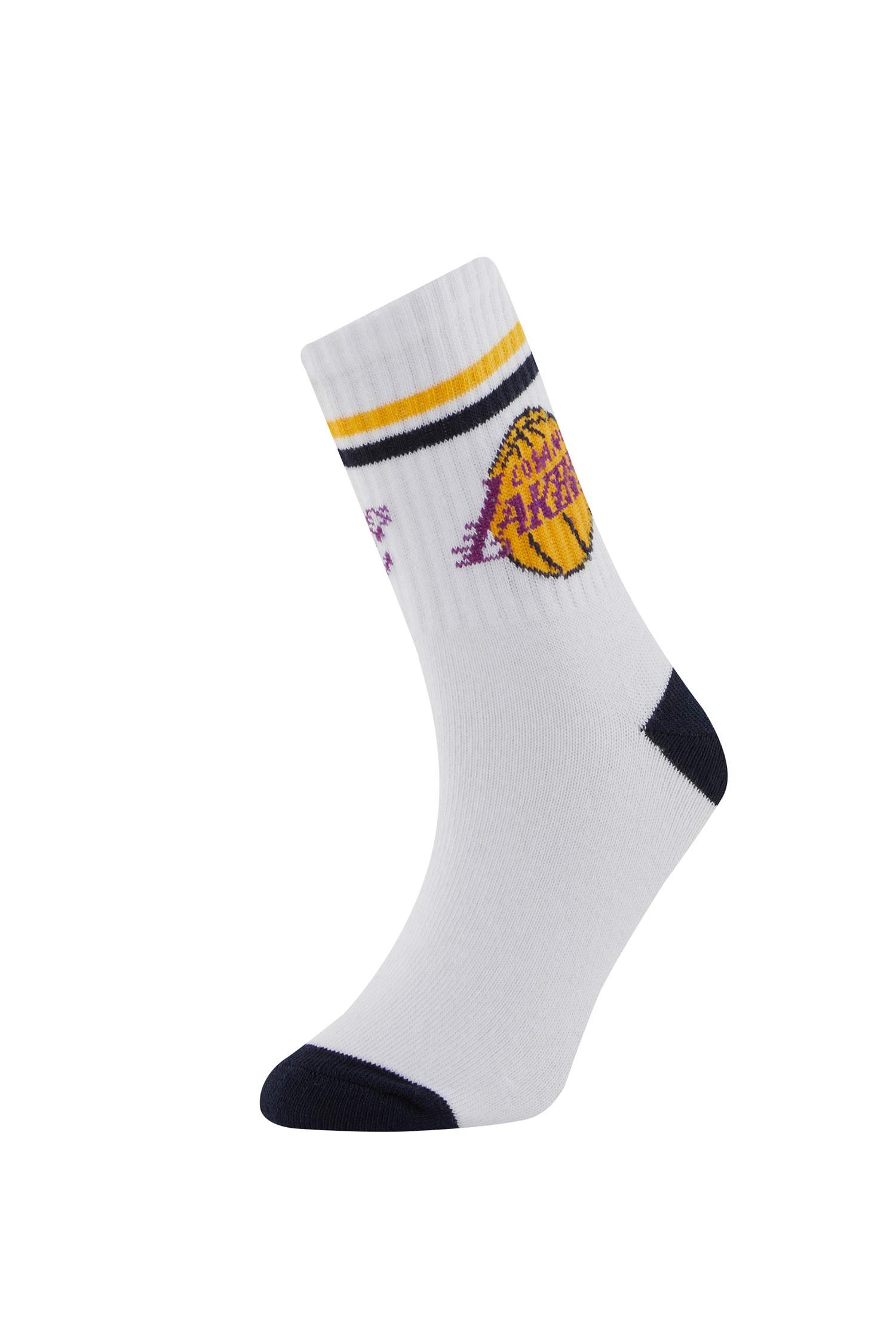 Длинные носки NBA из хлопка для мальчиков, 2 пары