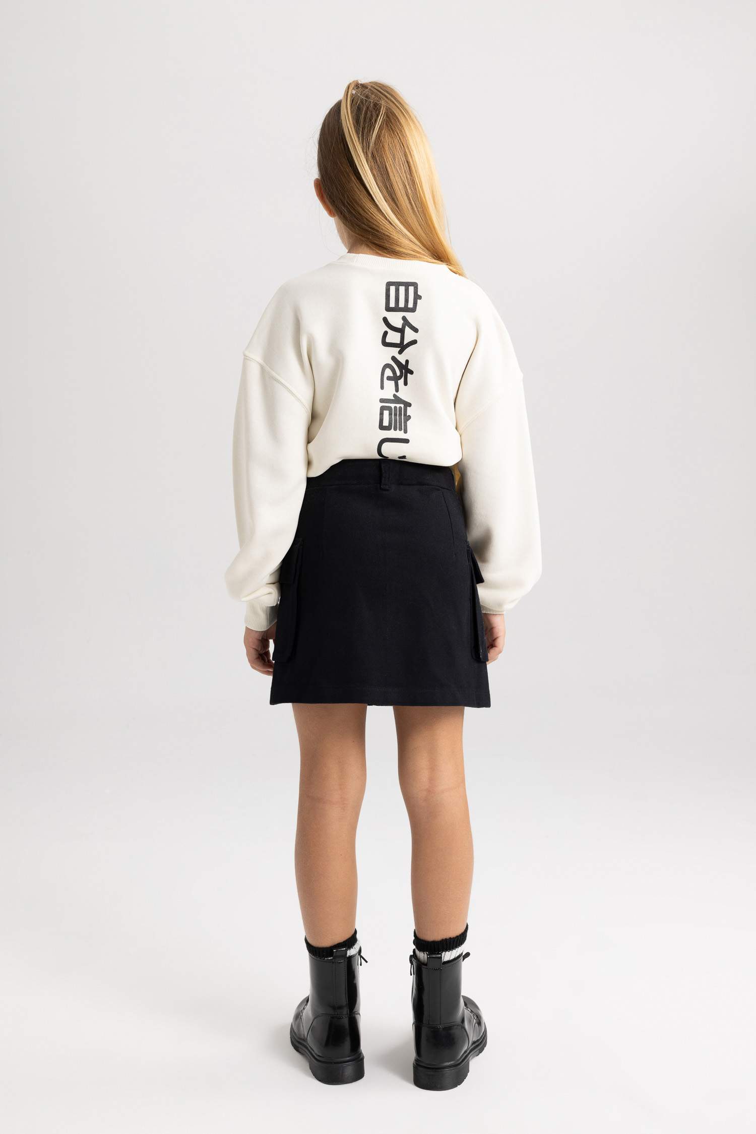 Юбка из габардина для девочек