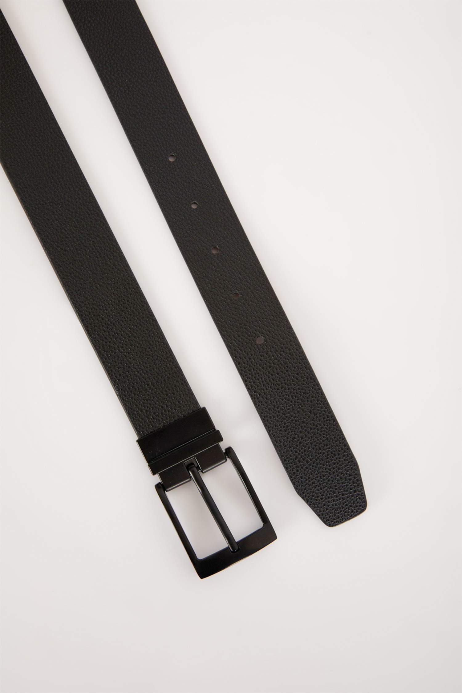 Erkek Çift taraflı Toka Suni Deri Çift Taraflı Klasik Kemer