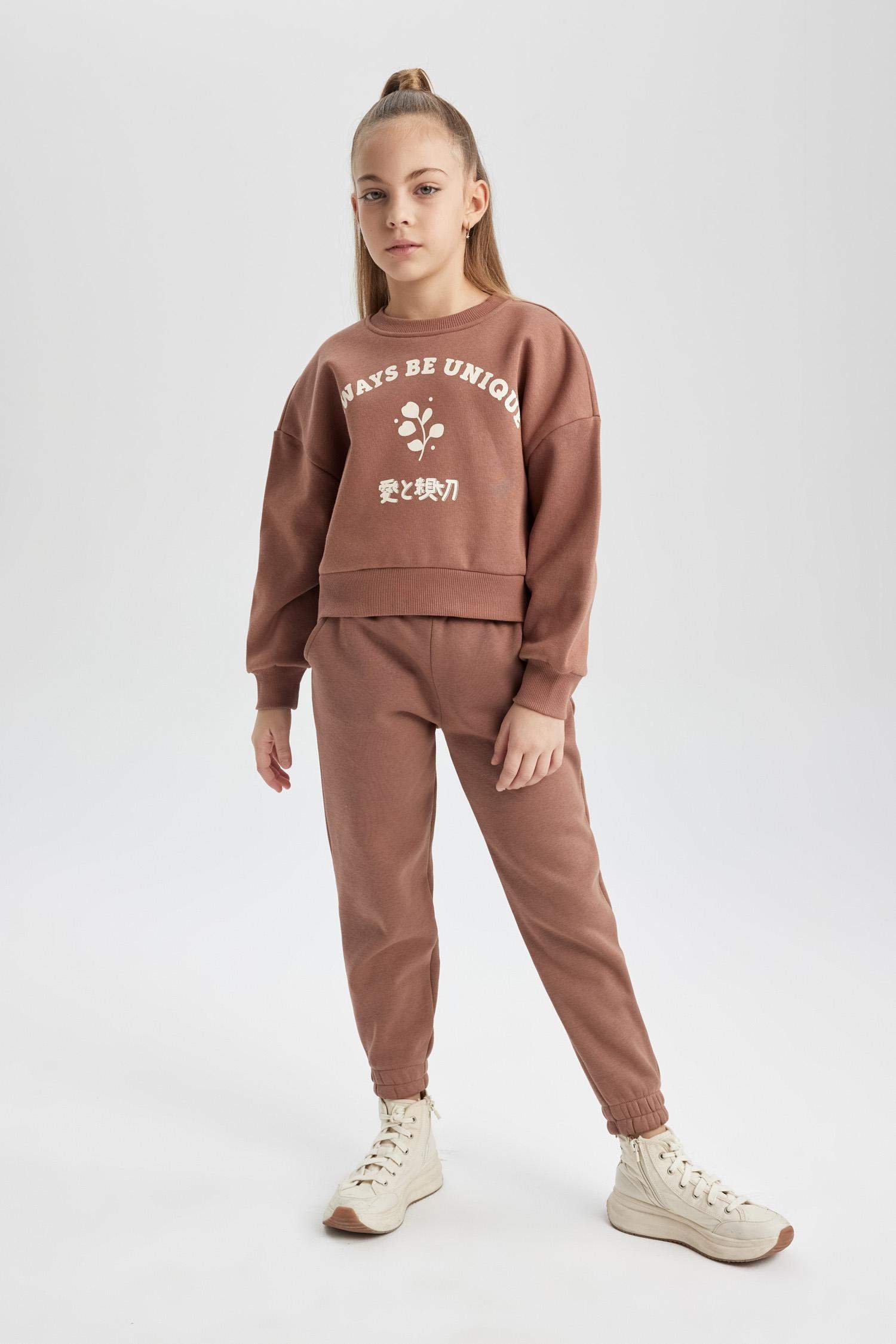 بنطرون سويت بانتس بناتي قماش سميك