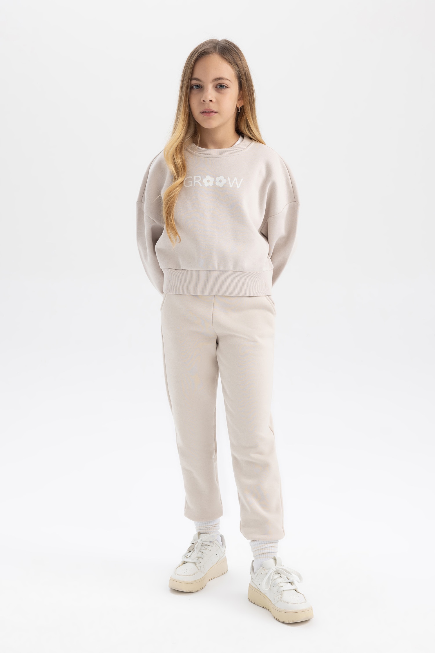 Grey Girls & Teens Girl Thick Jogger Sweatpants 2987693 | DeFacto