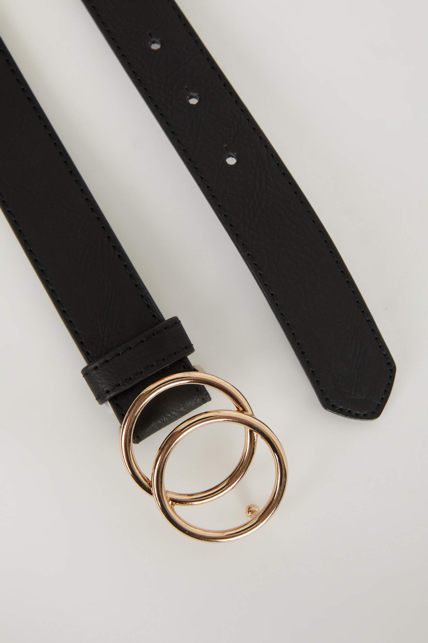 Kadın Oval Toka Suni Deri Oval Jean Kemeri