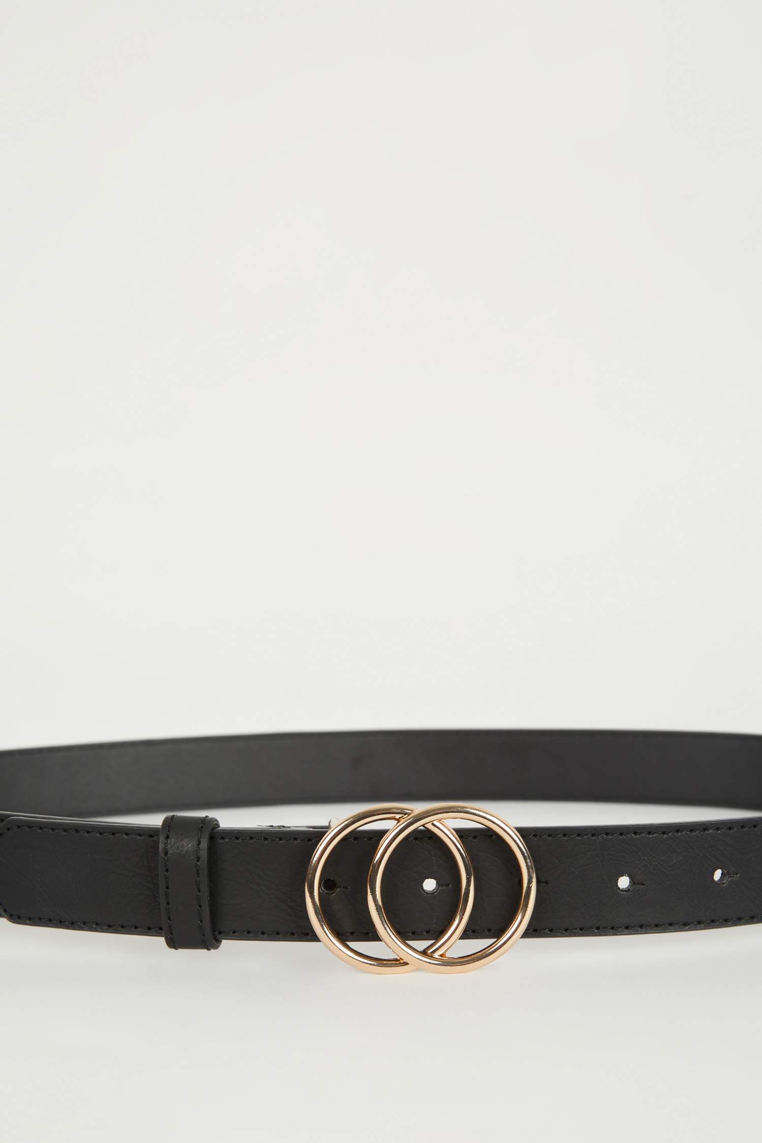 Kadın Oval Toka Suni Deri Oval Jean Kemeri