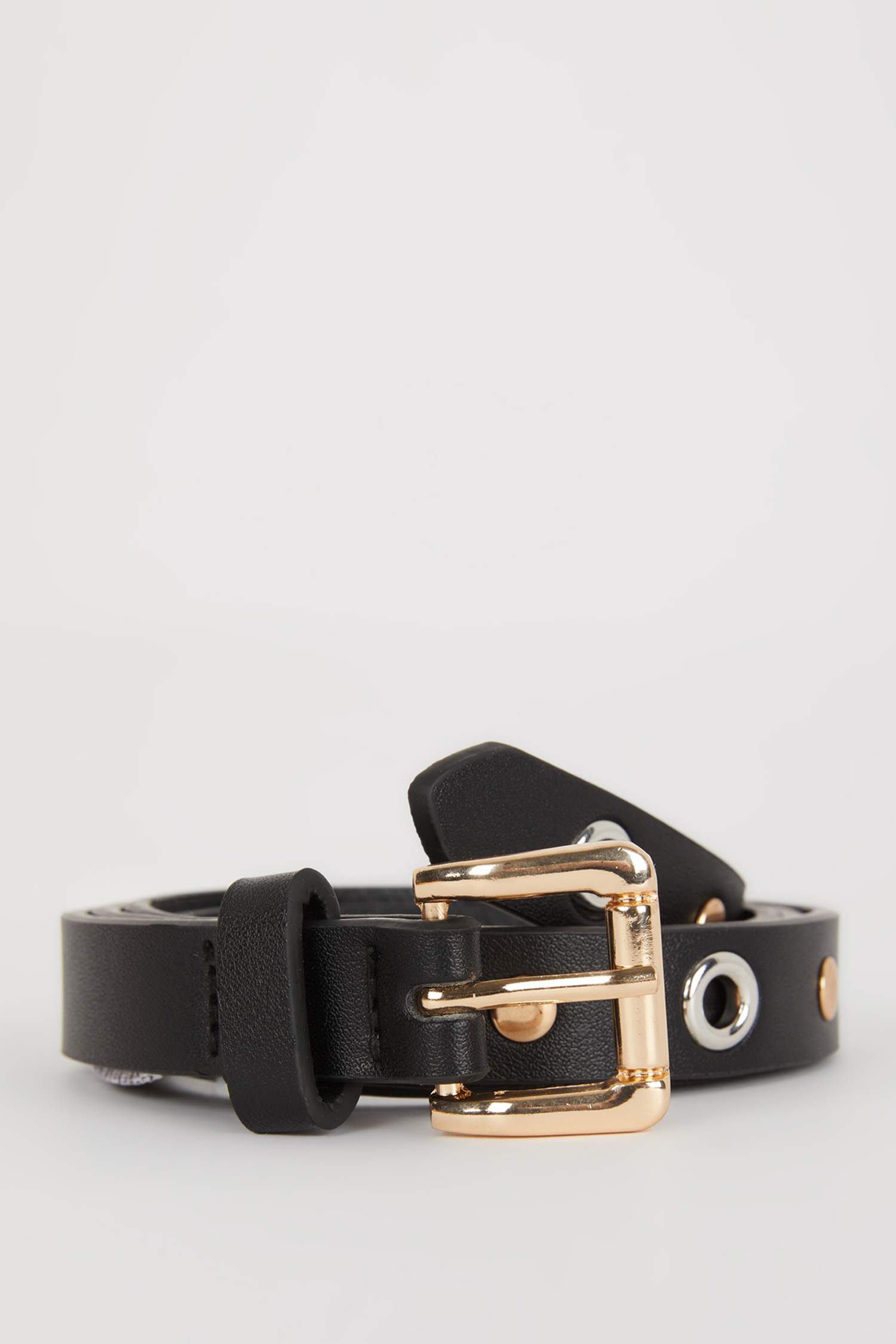 Kadın Kare Toka Suni Deri İnce Günlük Kemer