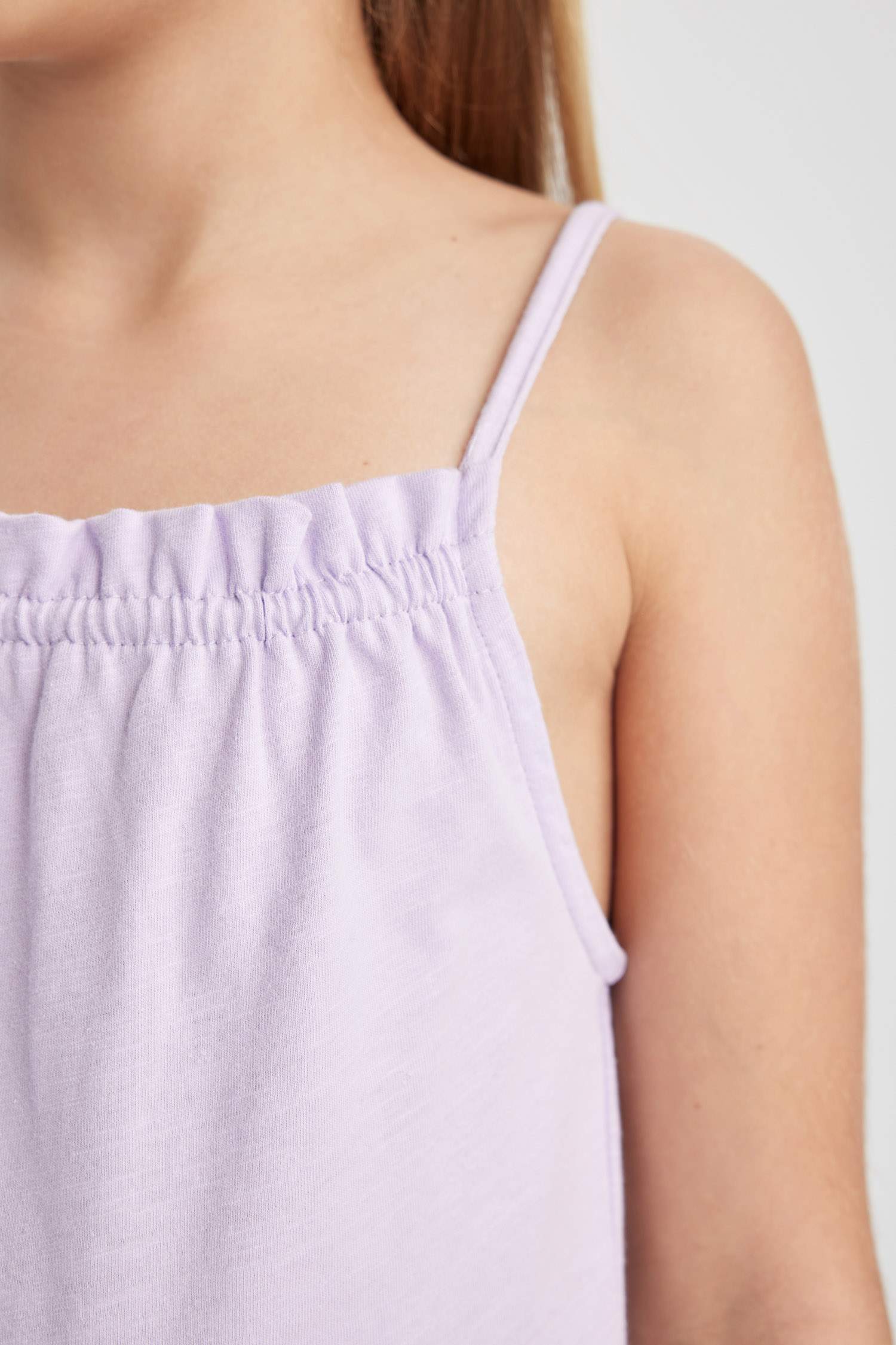 Kız Çocuk Askılı Elbise