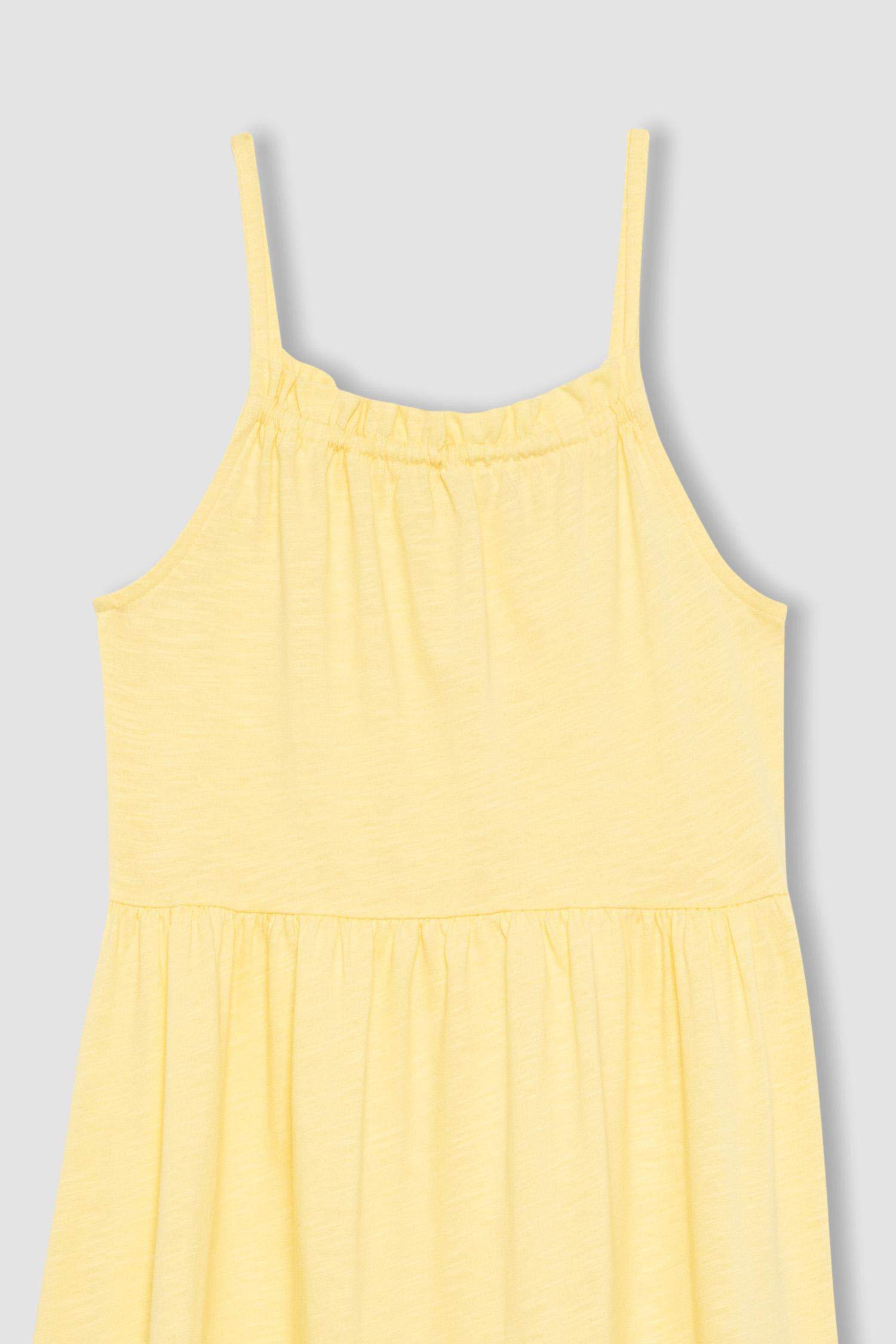 Kız Çocuk Askılı Elbise