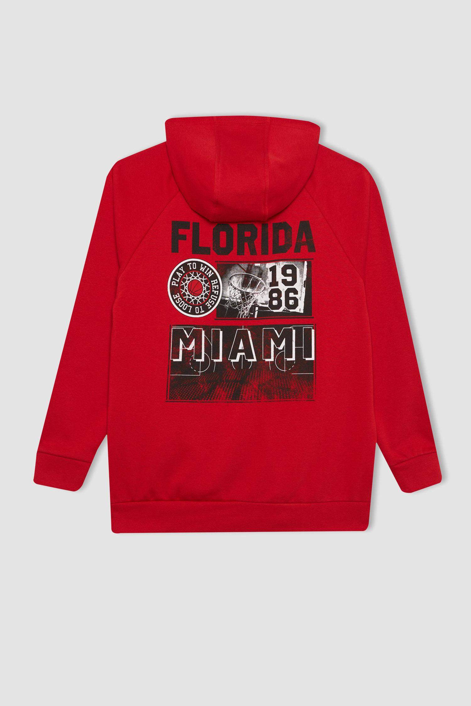 سويت شيرت اوفر سايز قماش سميك من DeFactoFit