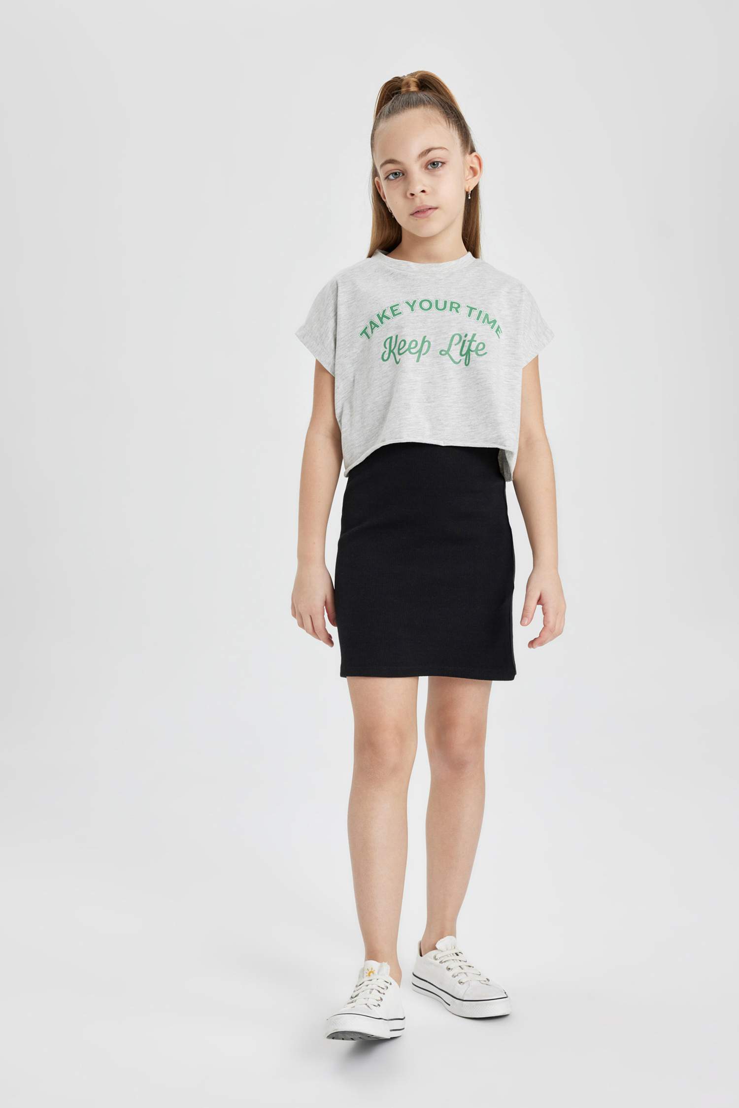 Girl Ribbed Camisole Dress