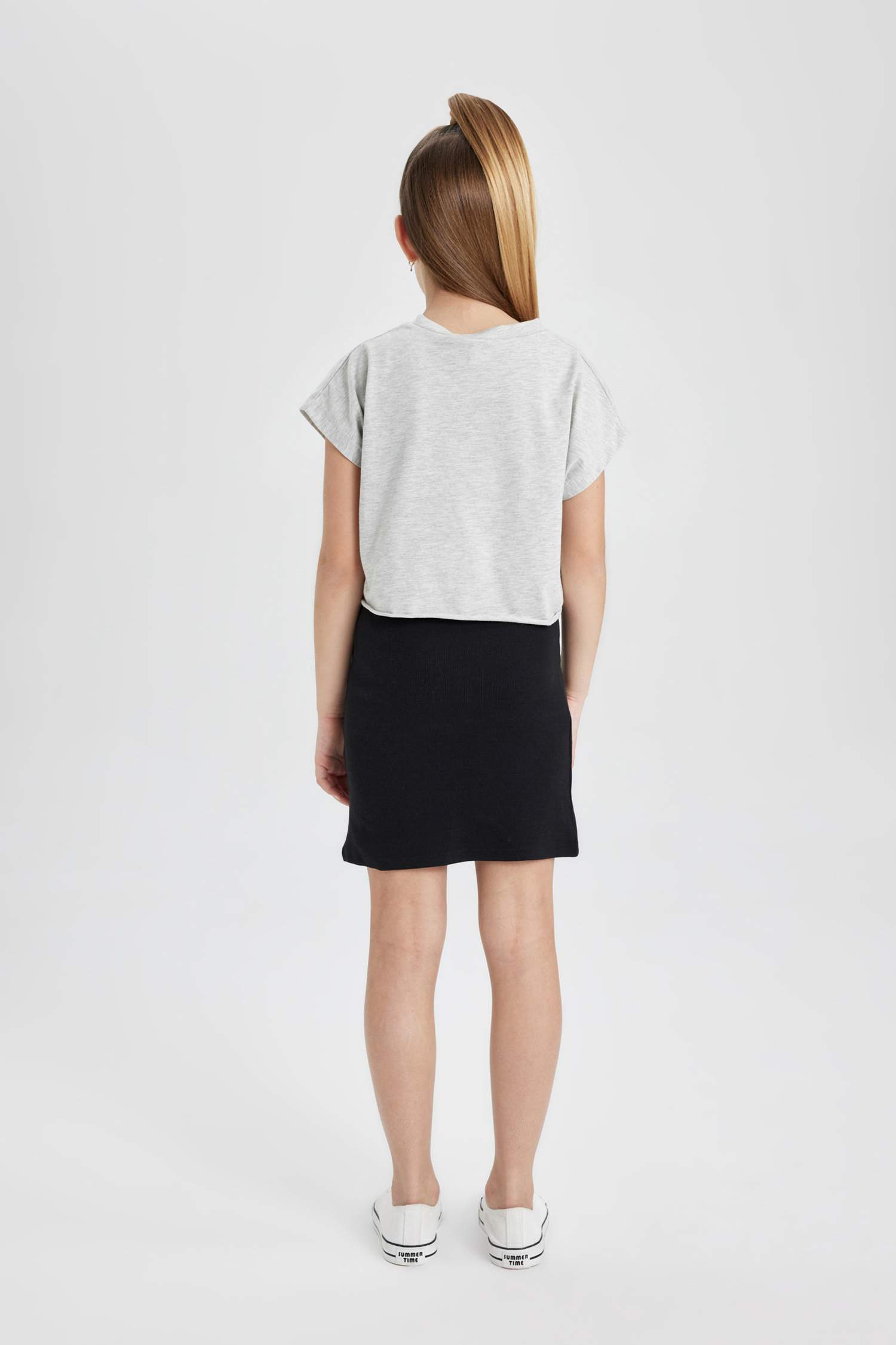 Girl Ribbed Camisole Dress