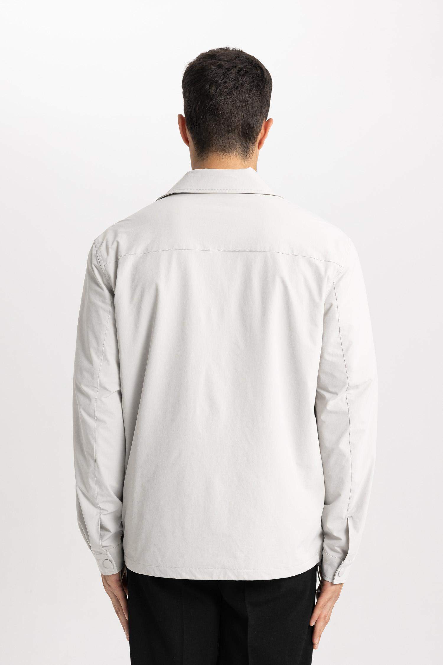 جاكيت قميص قصة عادية بياخة بولو