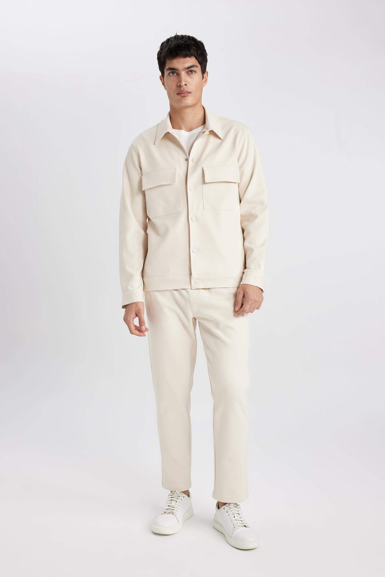 Yazlık Jogger Pantolon Relax Fit Rahat Kesim Düz Paça Cepli Beli Bağcıklı