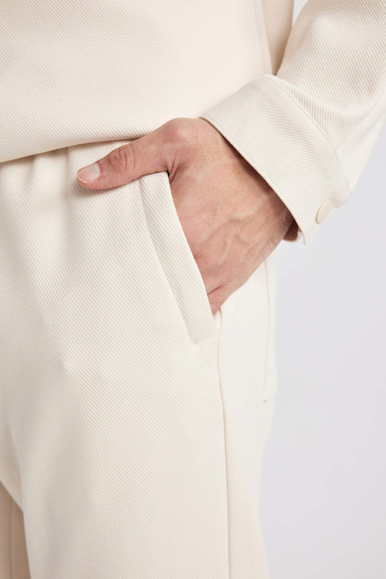 Yazlık Jogger Pantolon Relax Fit Rahat Kesim Düz Paça Cepli Beli Bağcıklı