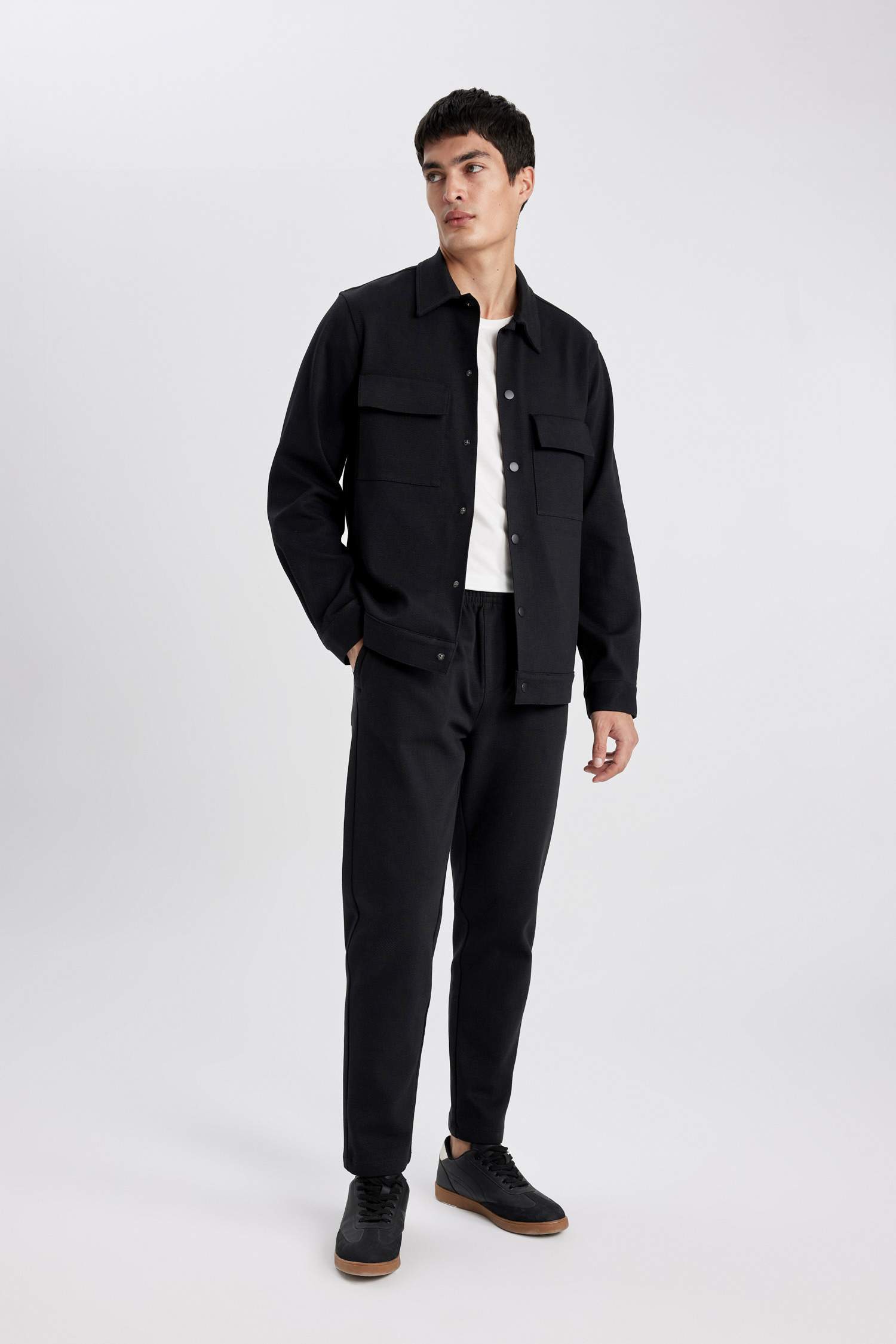 Relax Fit Regular Hem Trousers