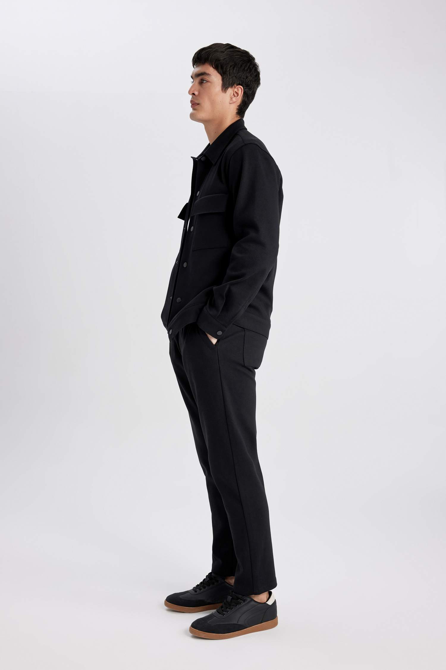 Relax Fit Regular Hem Trousers