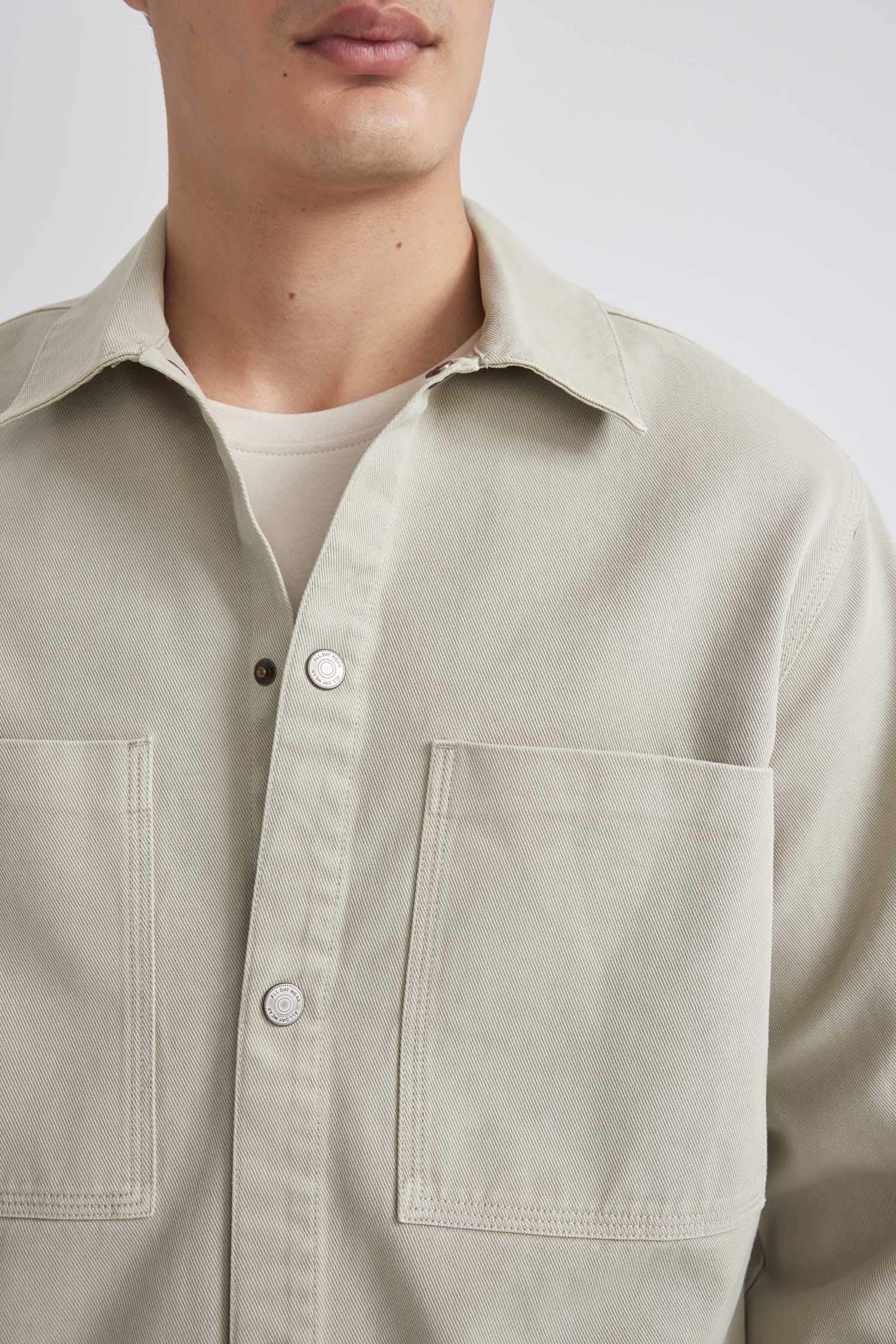 Relax Fit Polo Yaka Gömlek Ceket