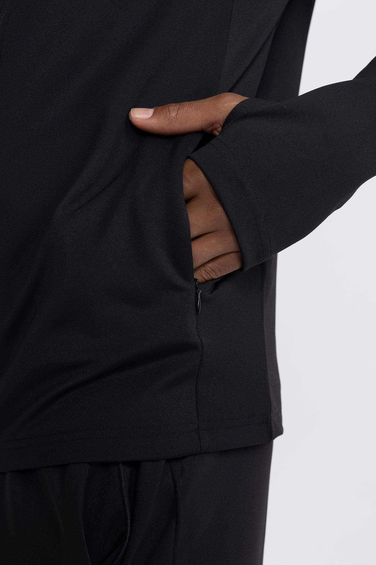 DeFactoFit Slim Fit Zippered Skuba Diving Fabric Cardigan