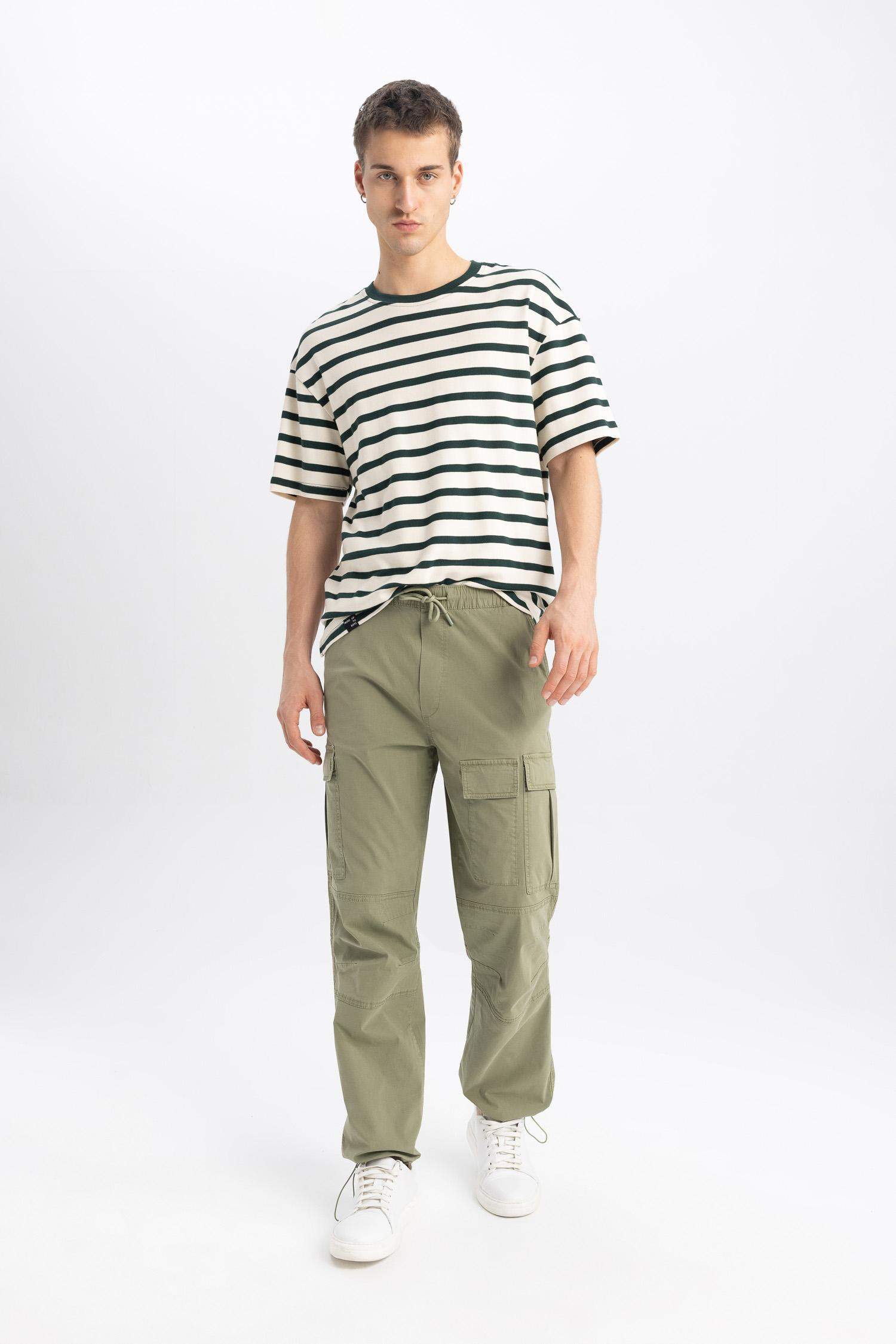 Relax Fit Regular Hem With Cargo Pocket Trousers