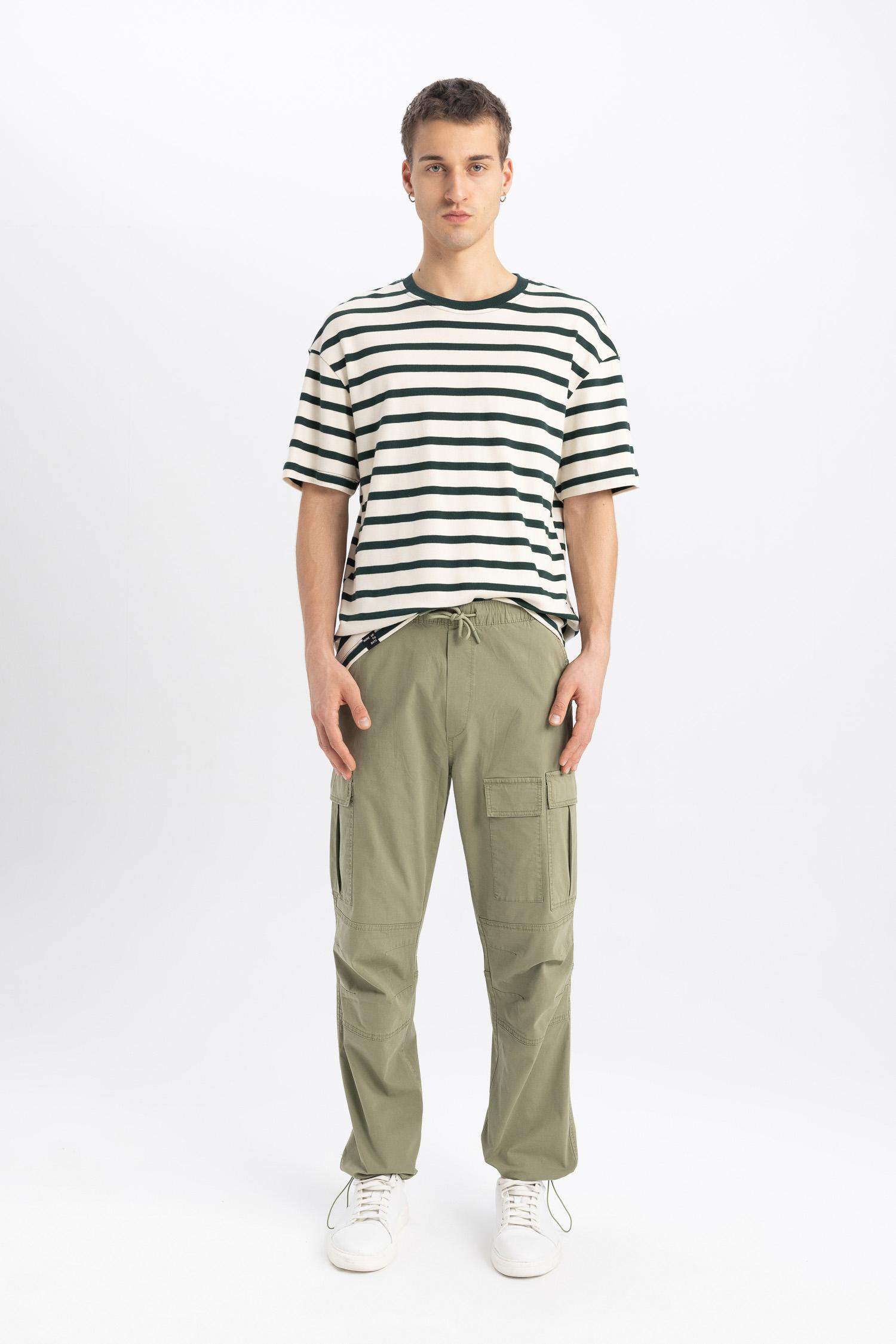 Relax Fit Regular Hem With Cargo Pocket Trousers