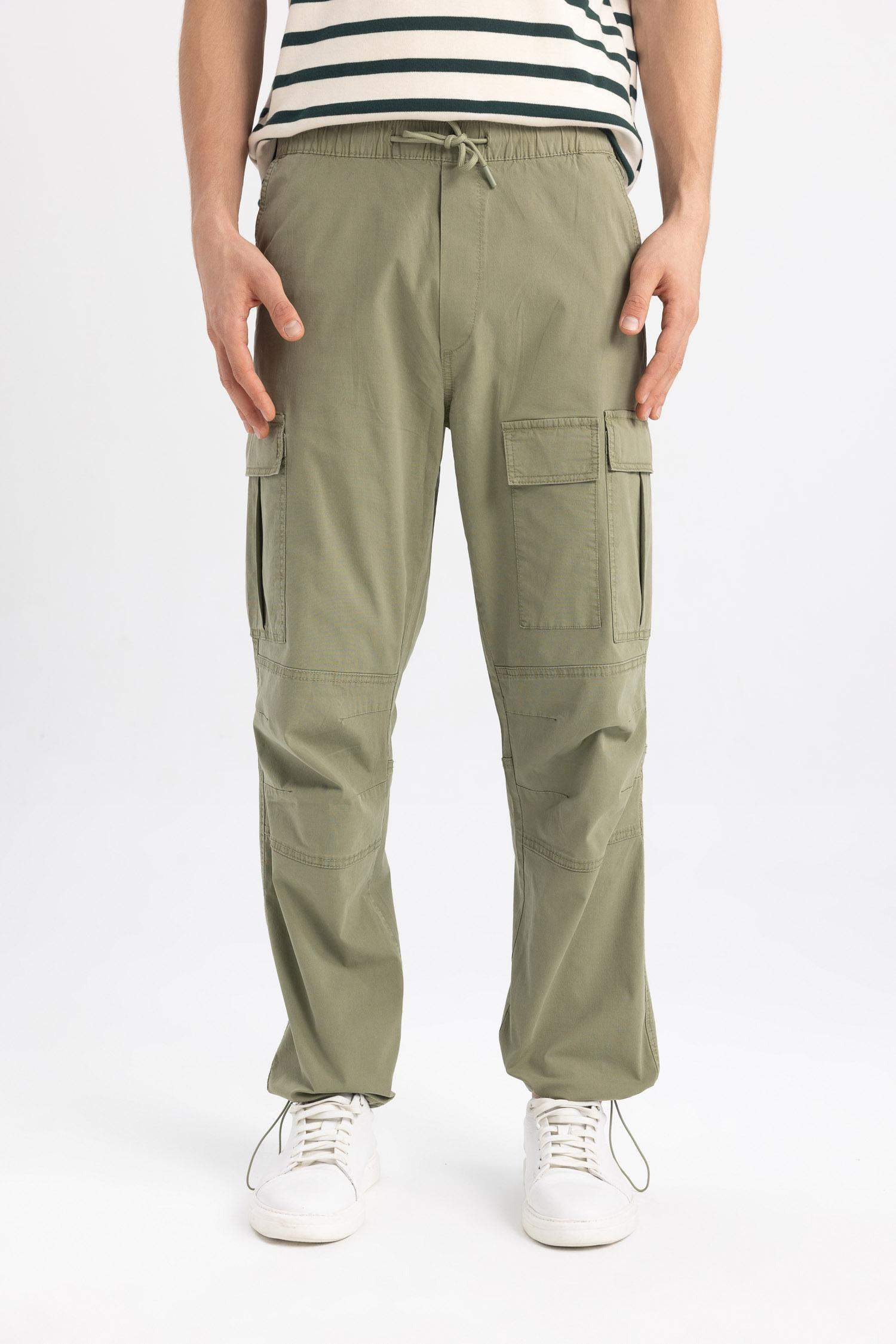 Relax Fit Regular Hem With Cargo Pocket Trousers
