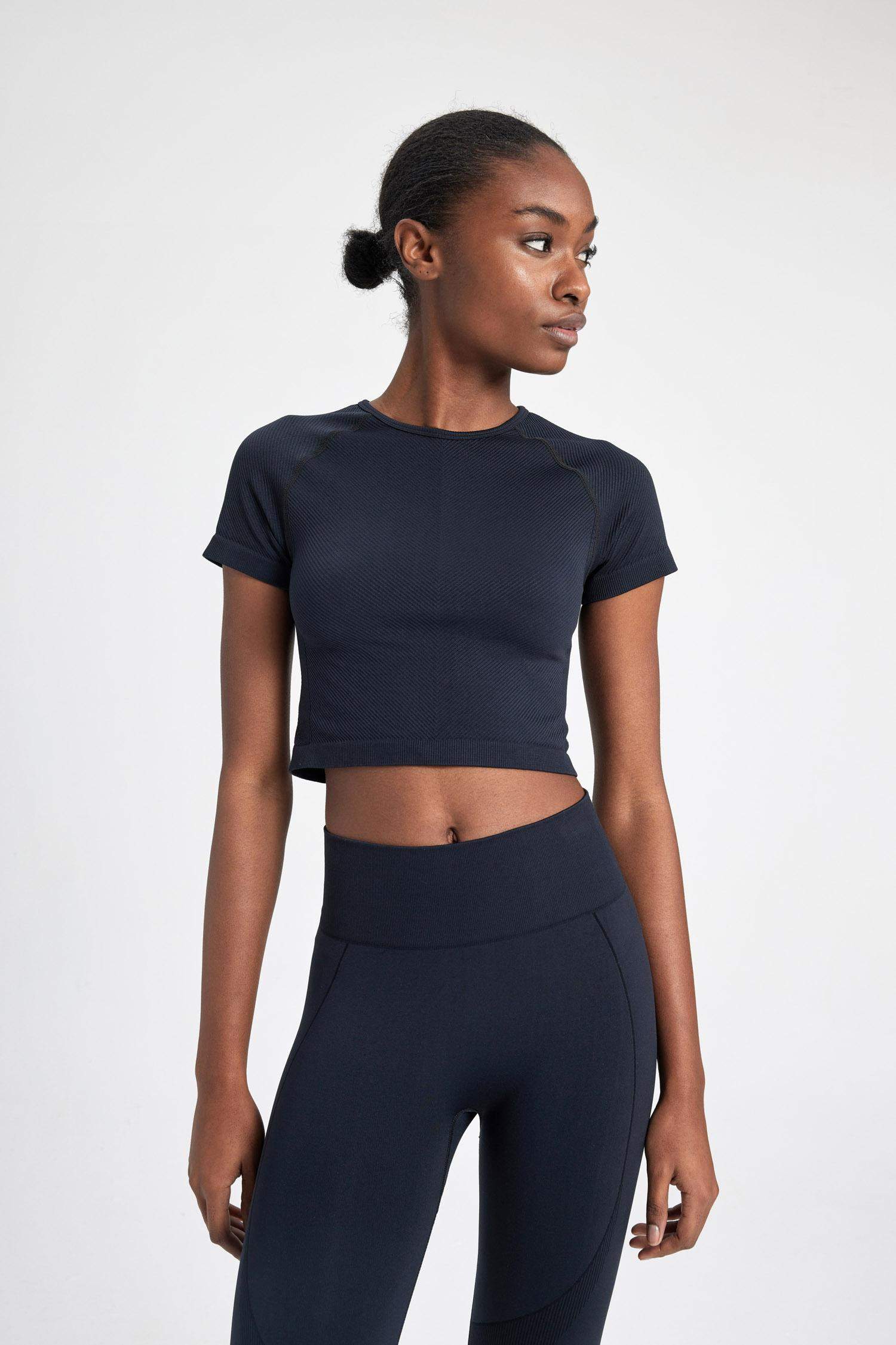 Sports Crop Top T-Shirt