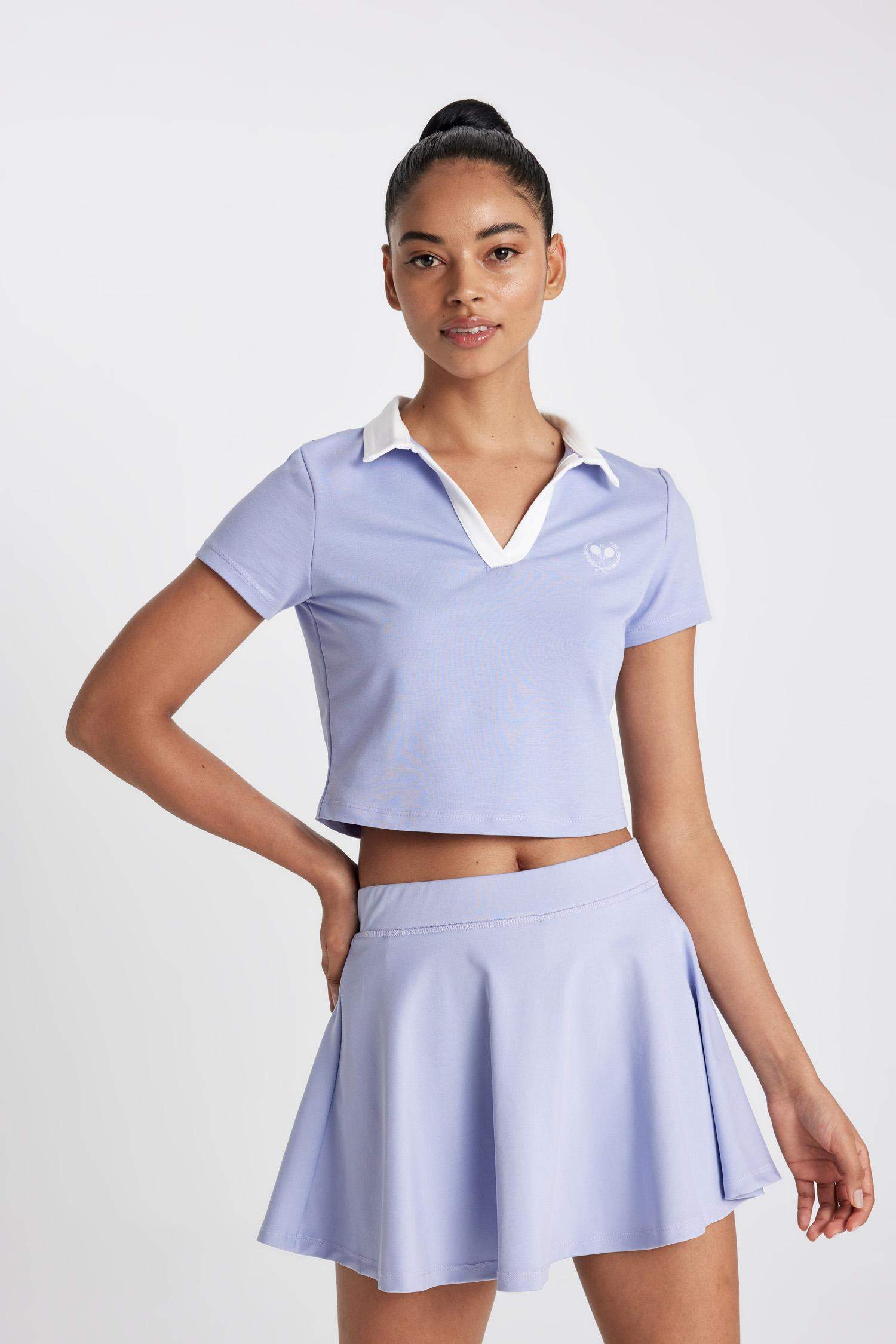 DeFactoFit Standard Fit Polo T-Shirt