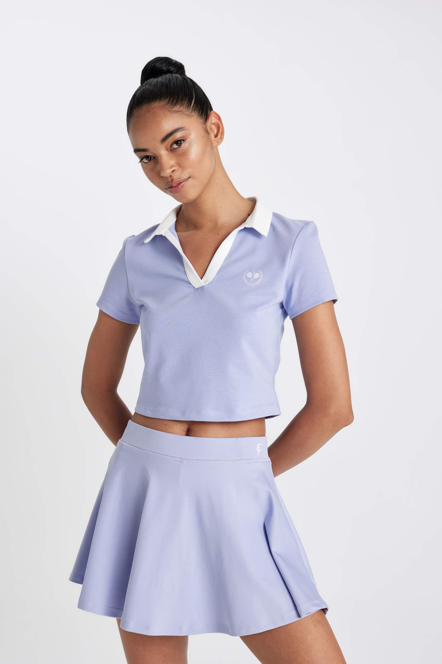 DeFactoFit Standard Fit Polo T-Shirt