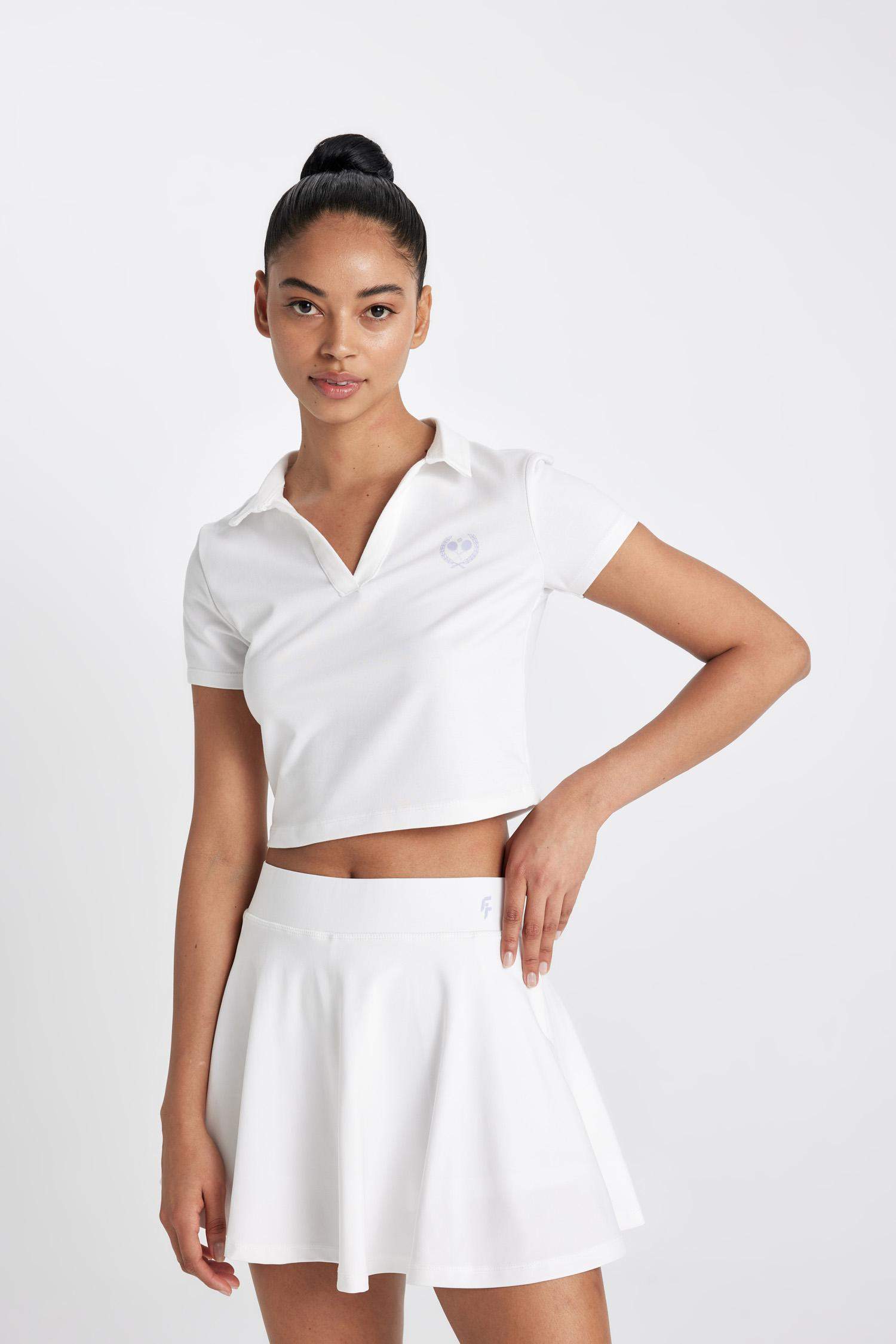 DeFactoFit Standard Fit Polo T-Shirt