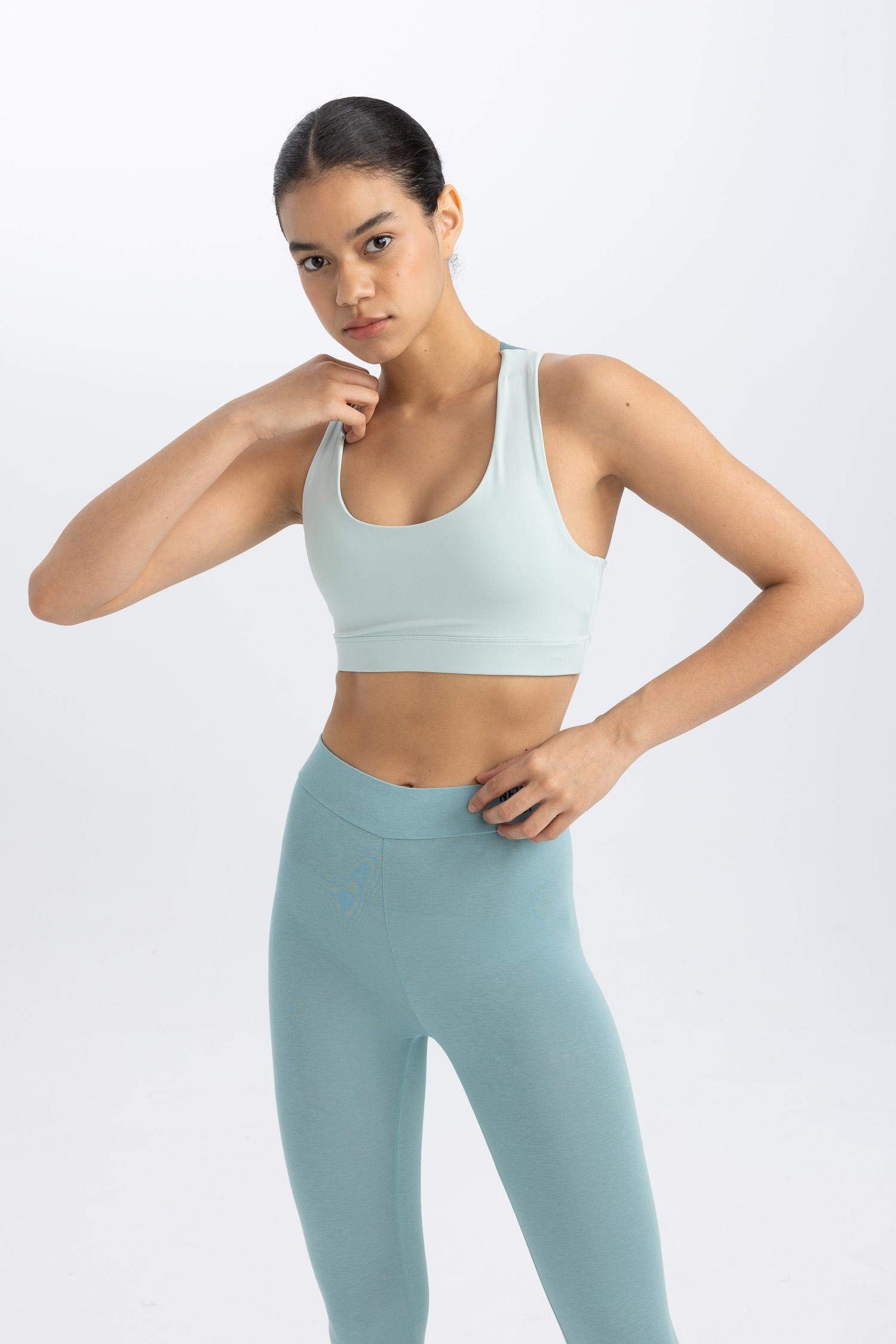 Bisiklet Yaka Sporcu Bra