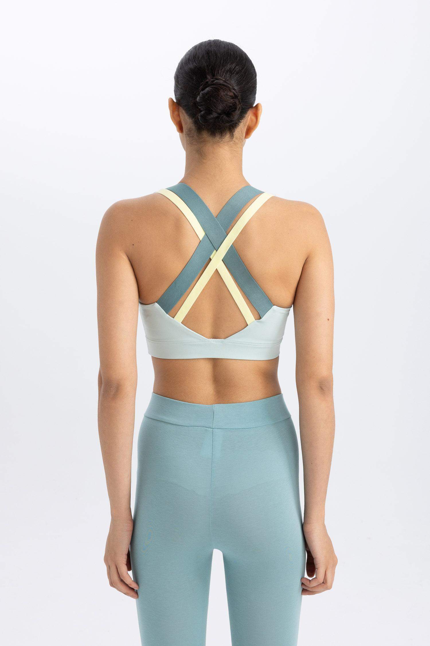 Bisiklet Yaka Sporcu Bra