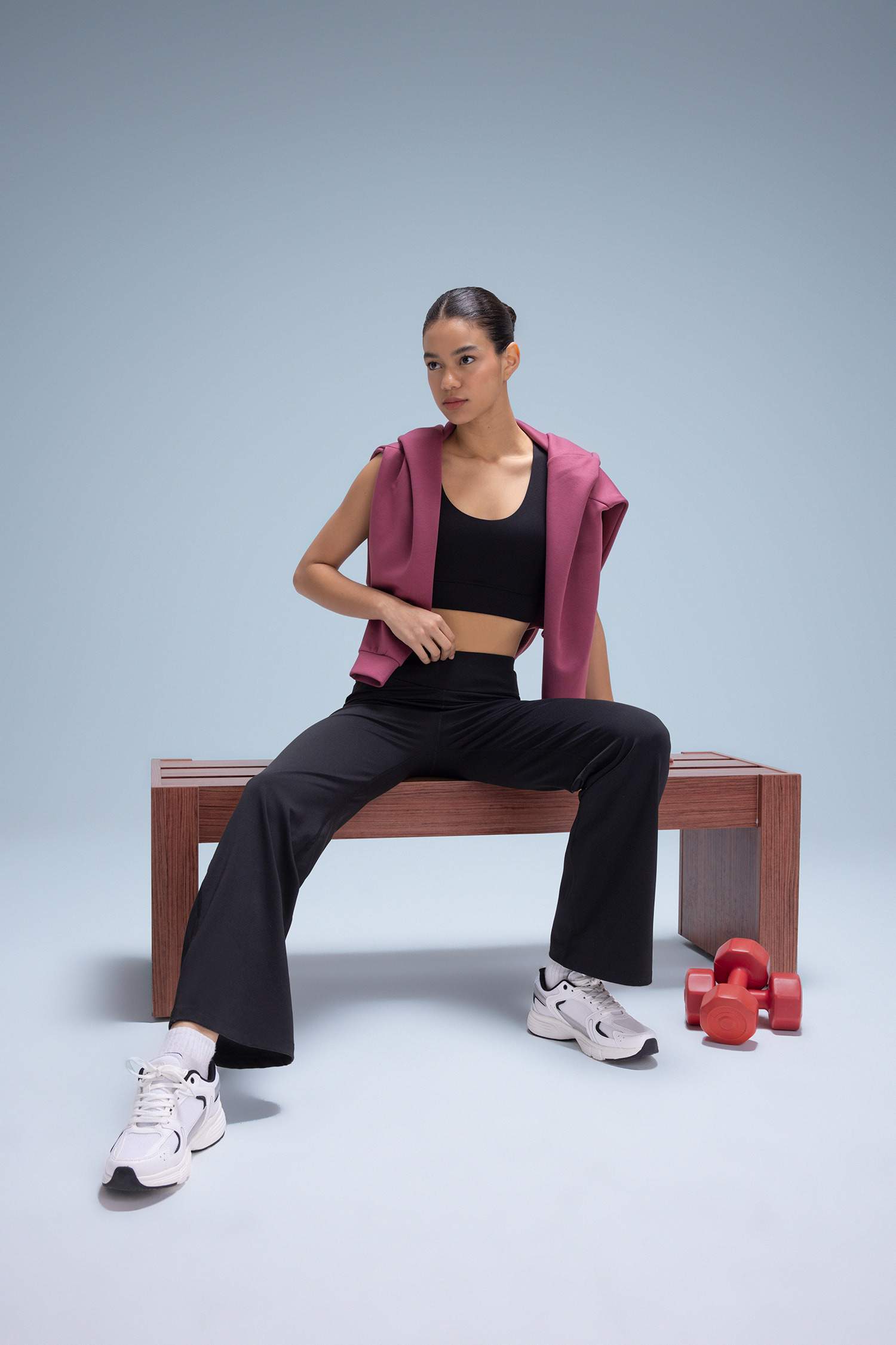 DeFactoFit Crew Neck Sports Heavy Fabric Bra