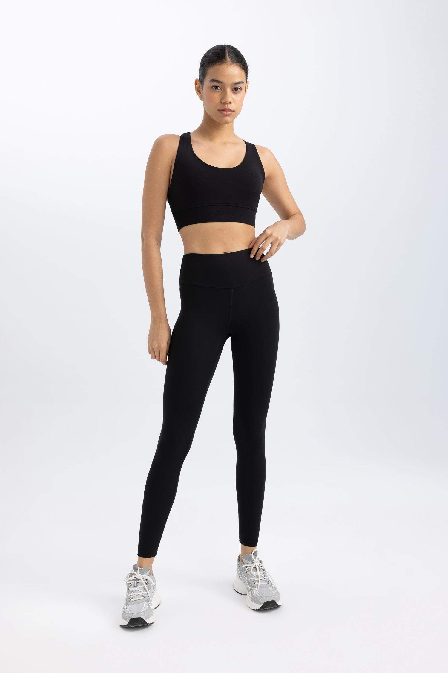DeFactoFit Crew Neck Sports Heavy Fabric Bra
