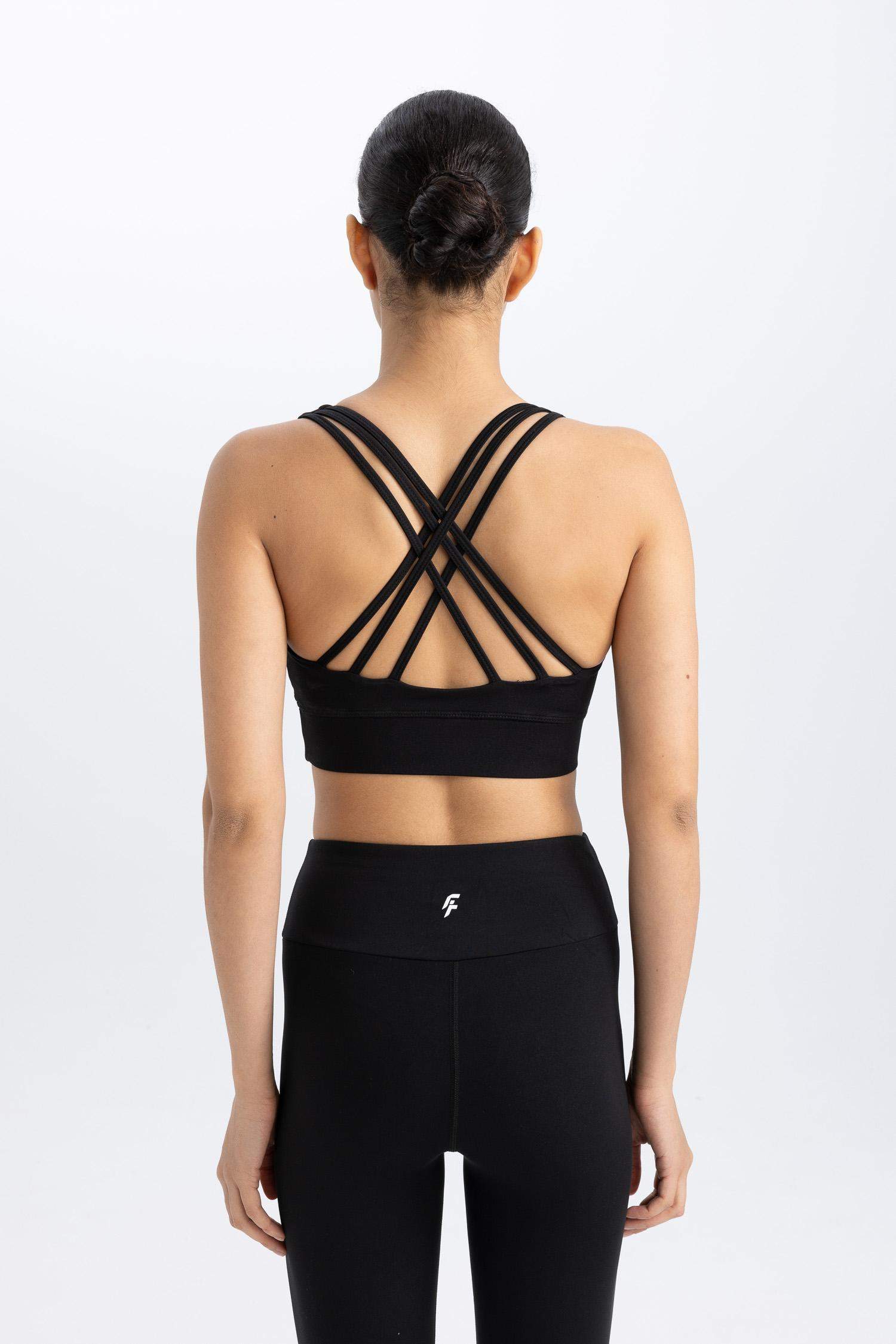 DeFactoFit Crew Neck Sports Heavy Fabric Bra