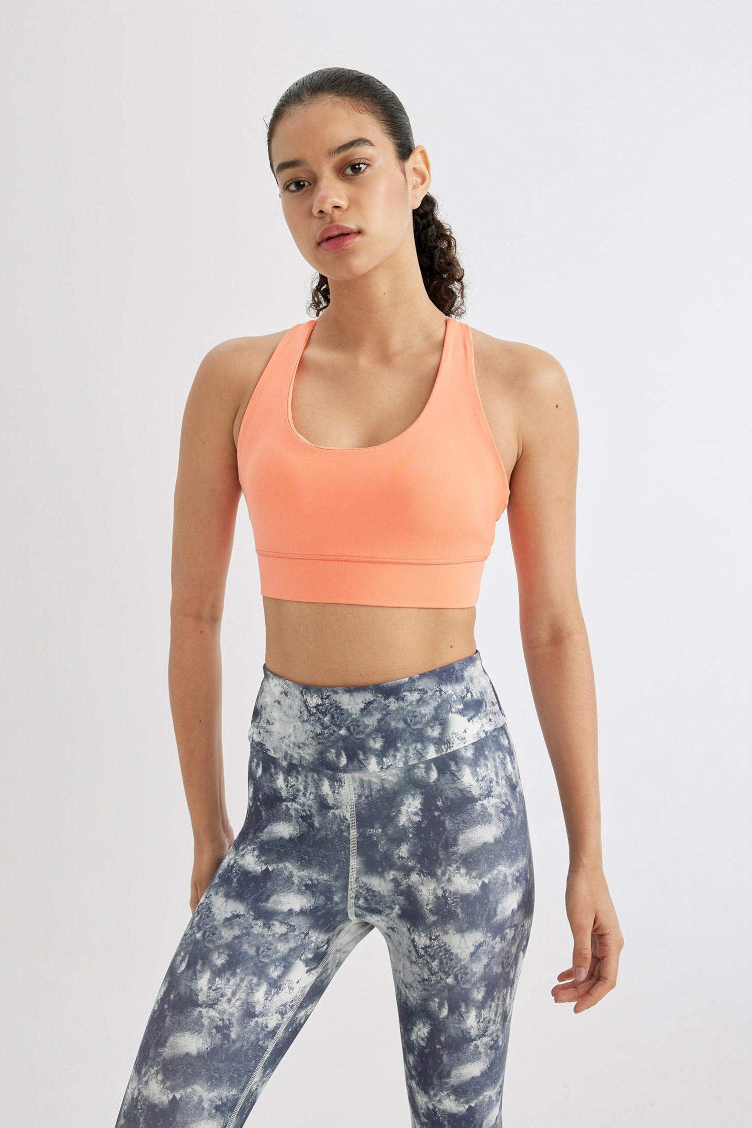 Bisiklet Yaka Sporcu Bra