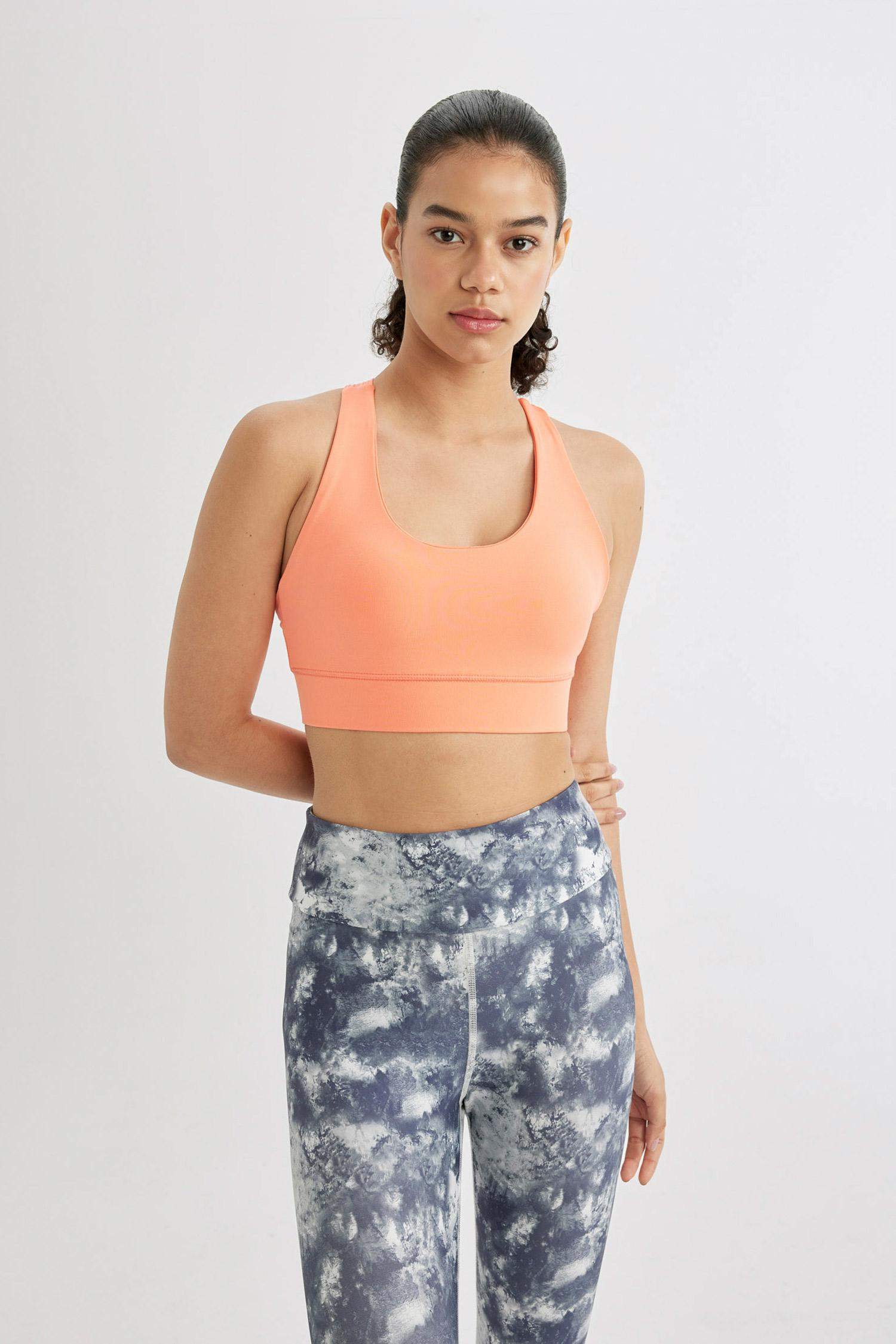 Bisiklet Yaka Sporcu Bra