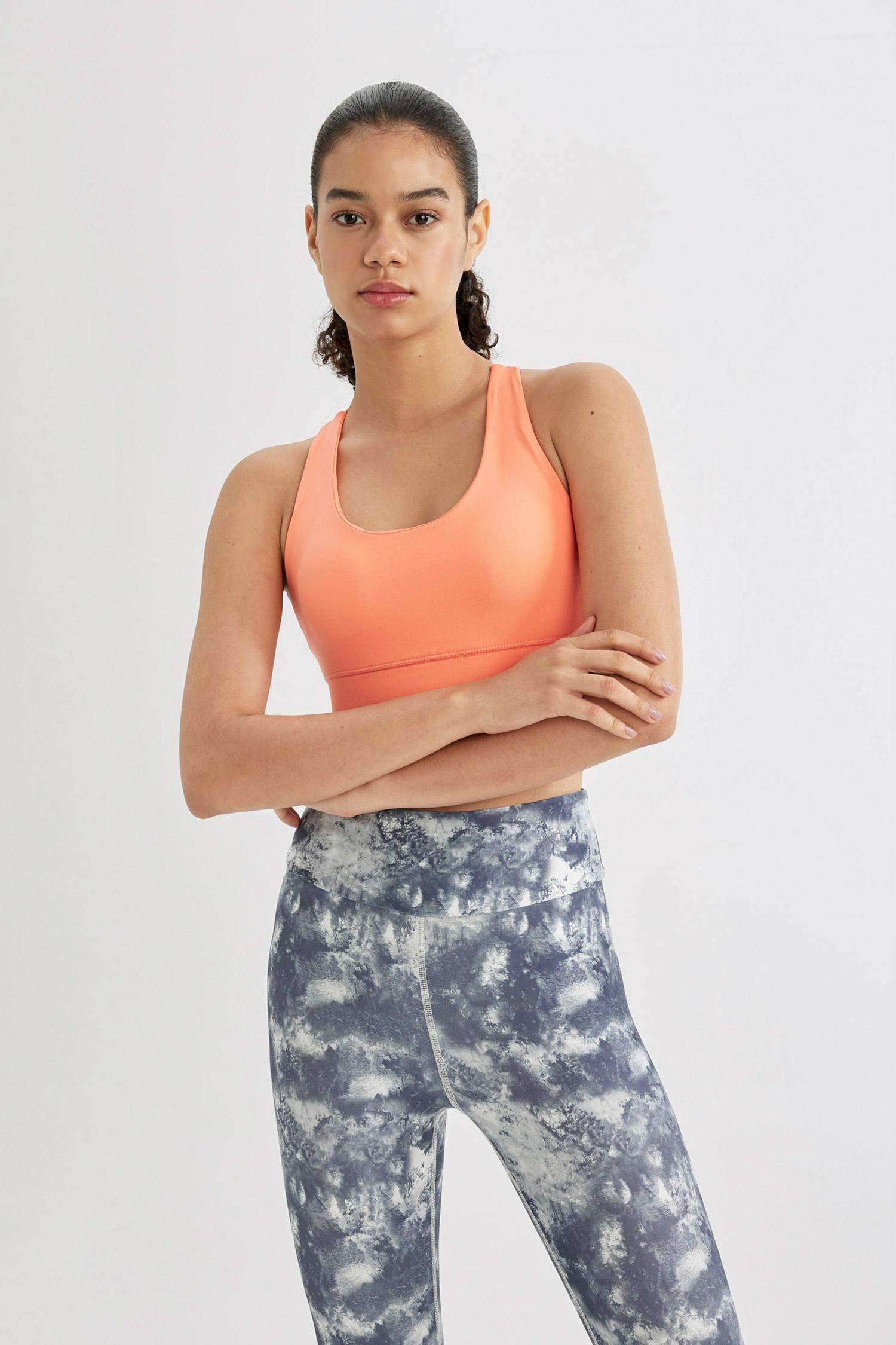 Bisiklet Yaka Sporcu Bra