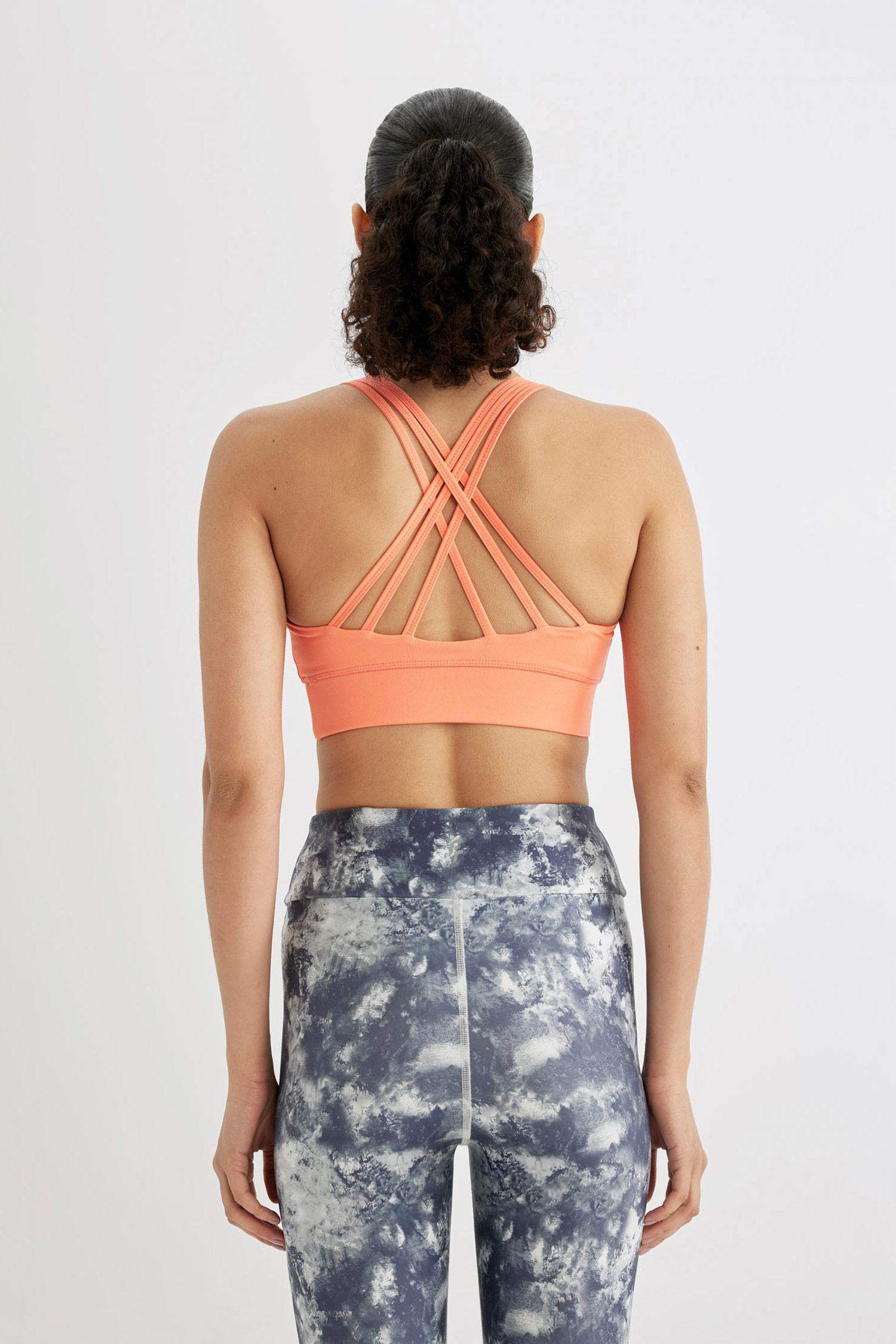 Bisiklet Yaka Sporcu Bra