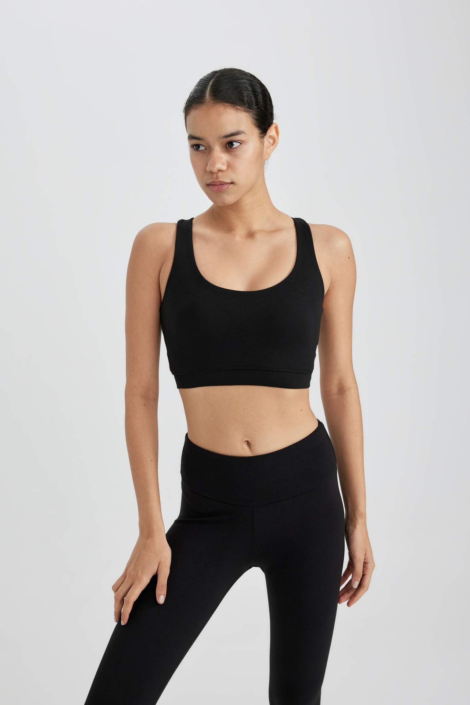 Bisiklet Yaka Sporcu Bra