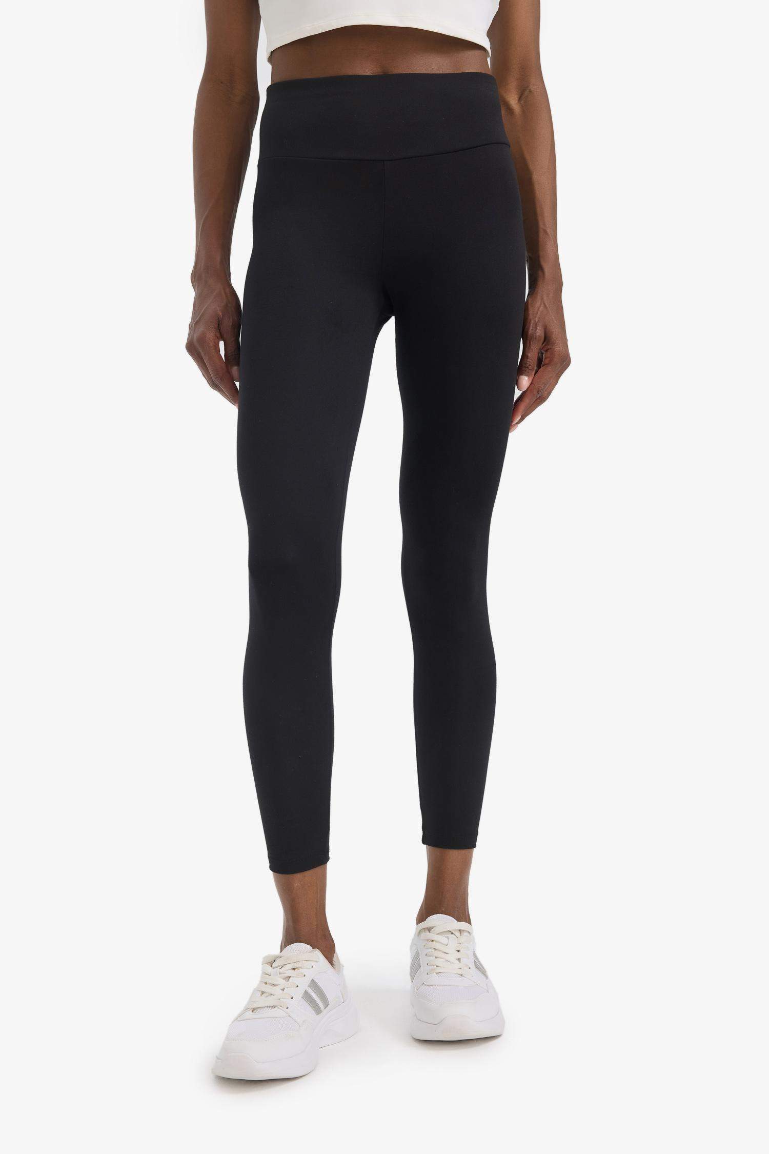 Toparlayıcı Yüksek Bel Soft Sporcu Tayt