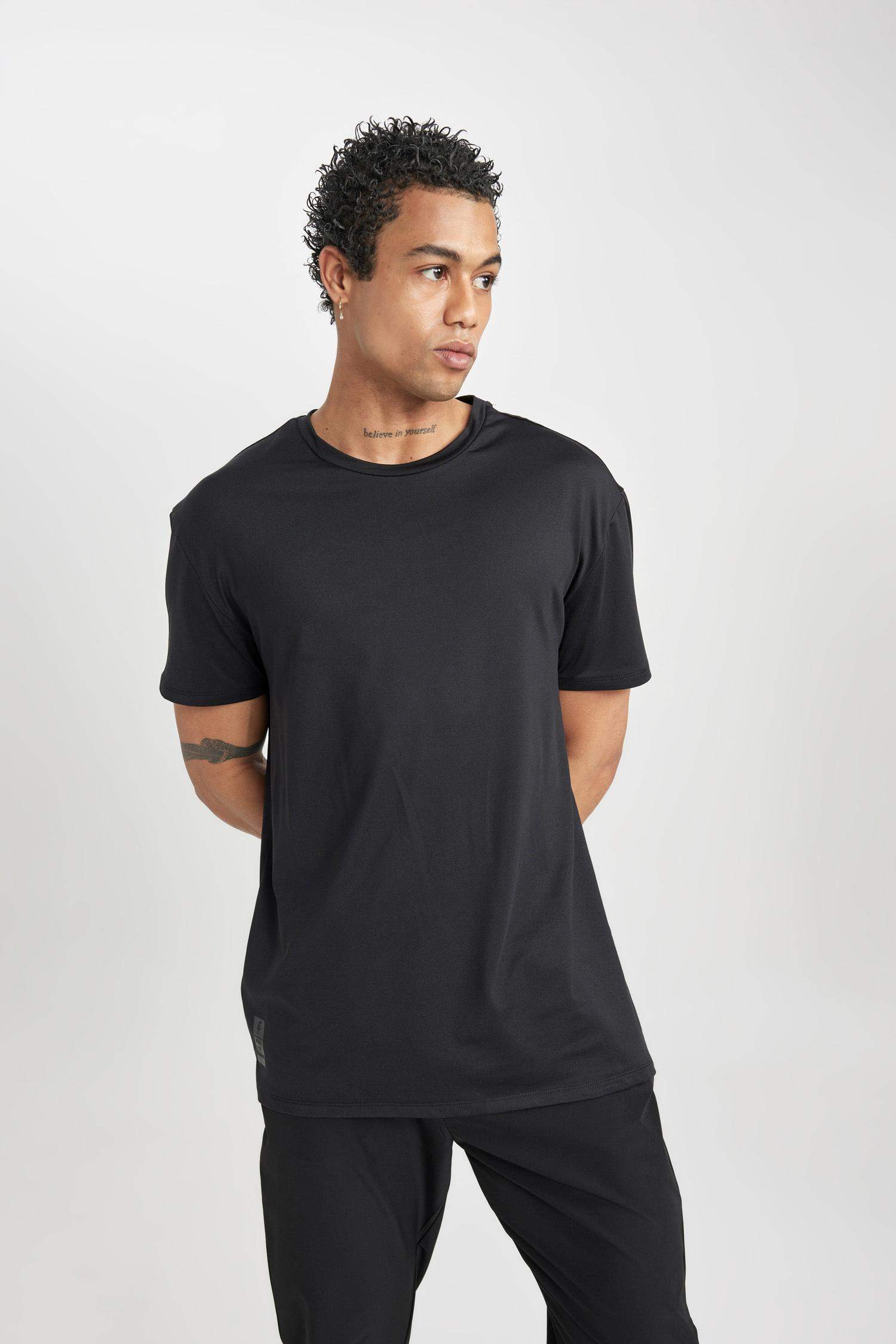 DeFactoFit Standard Fit Short Sleeve T-Shirt