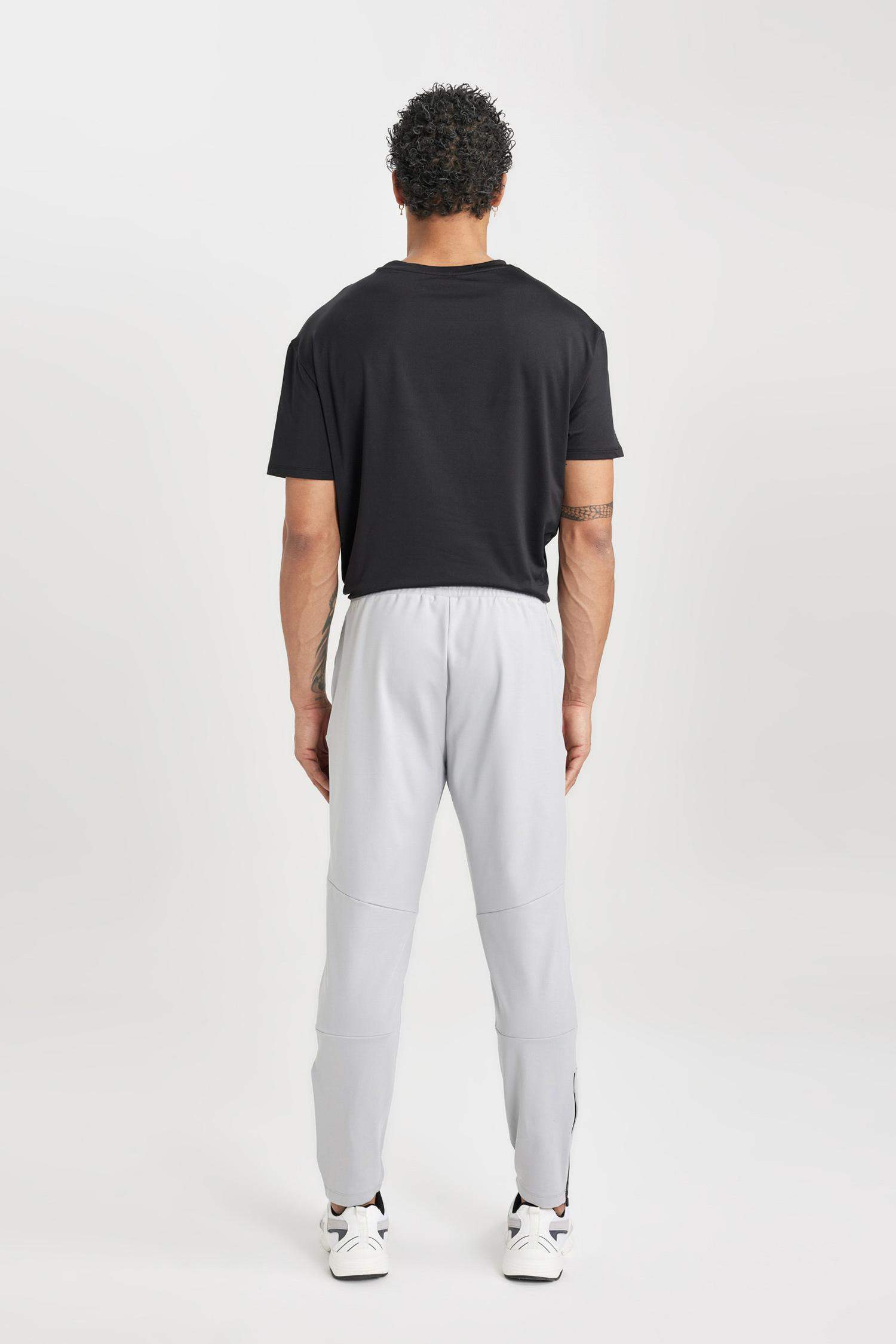 DeFactoFit Slim Fit Zippered Leg Jogger