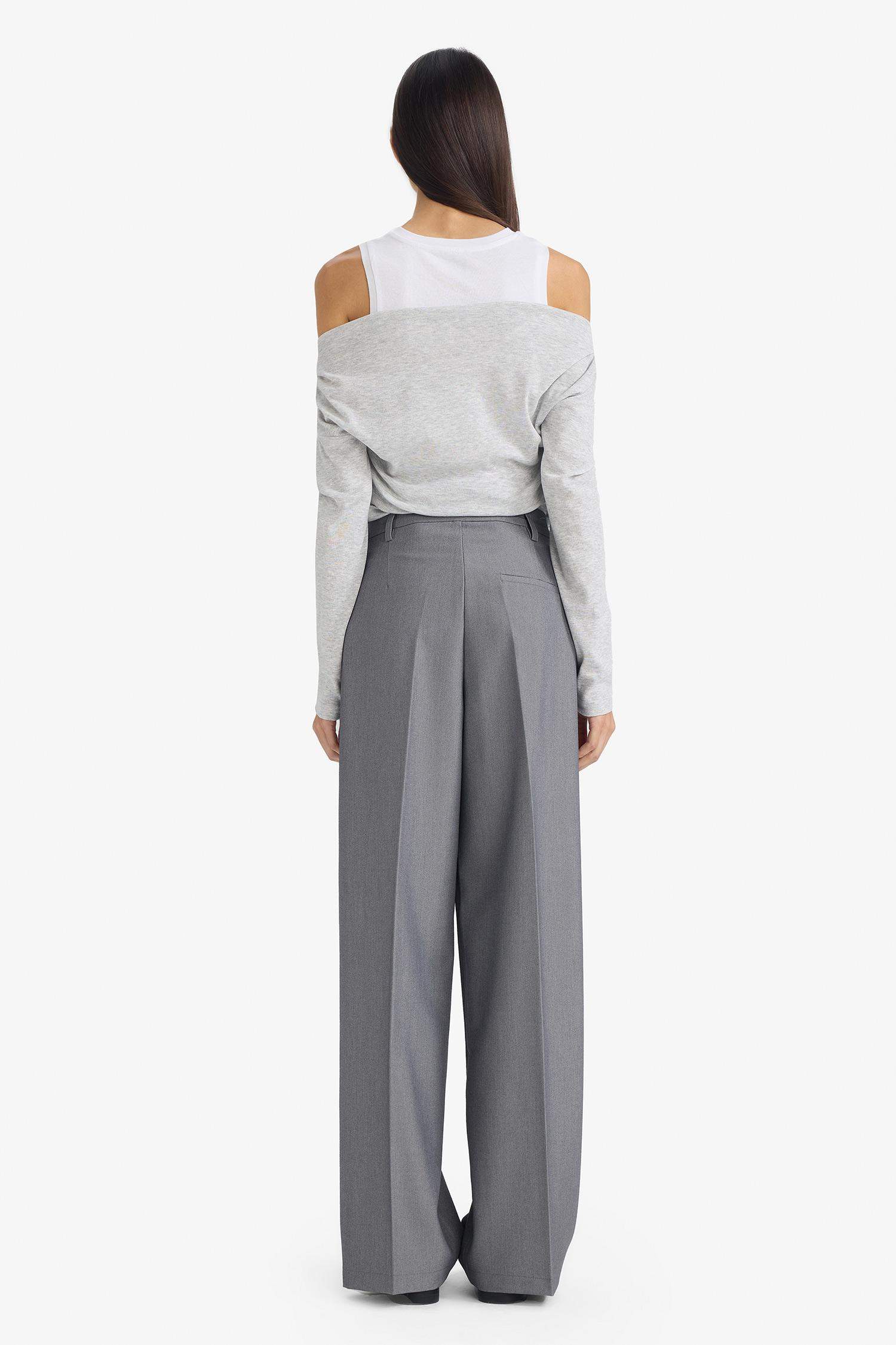 Брюки стандартной длины Straight Fit с высокой талией