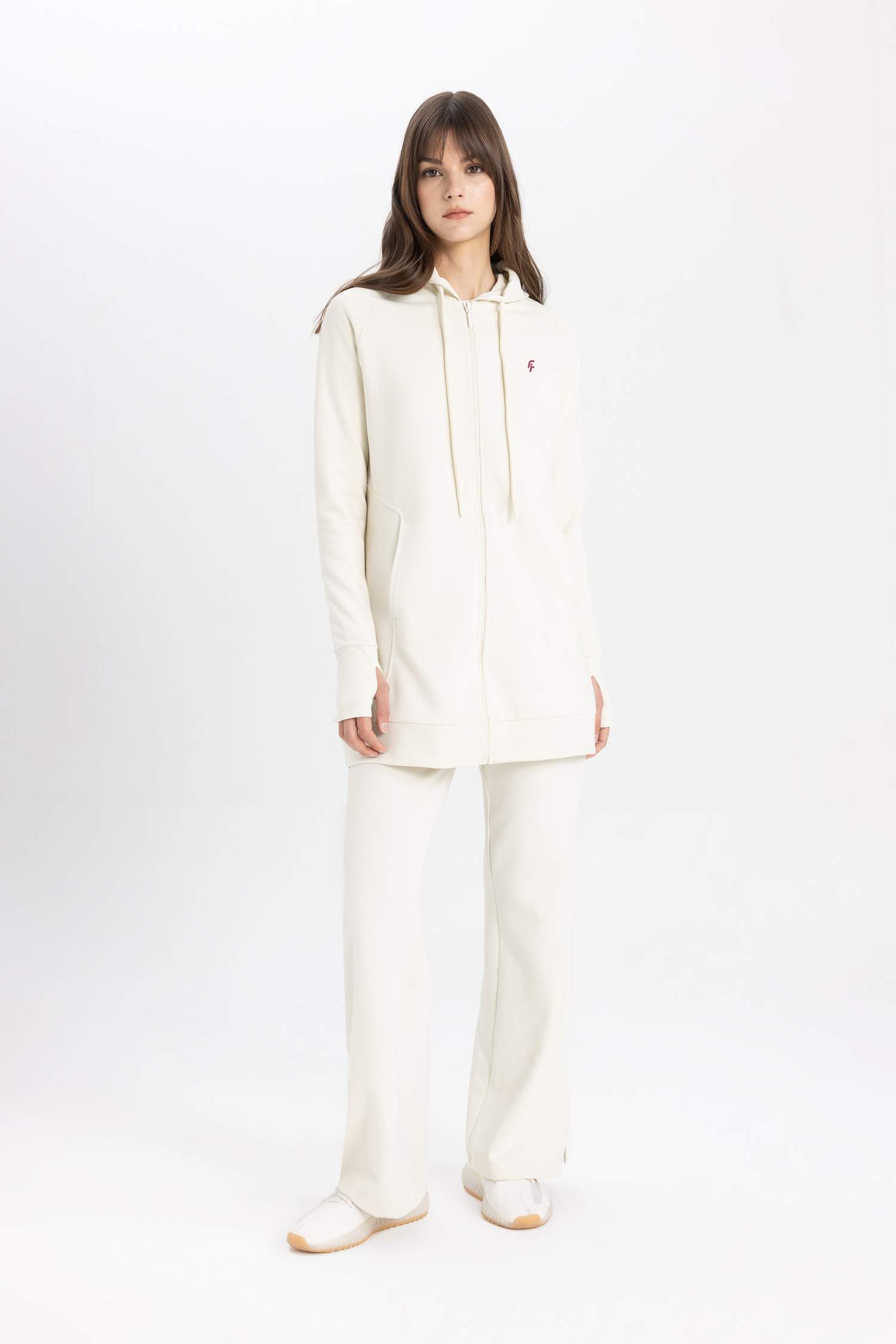 DeFactoFit Wide Leg Standard Scuba Diving Fabric Trousers