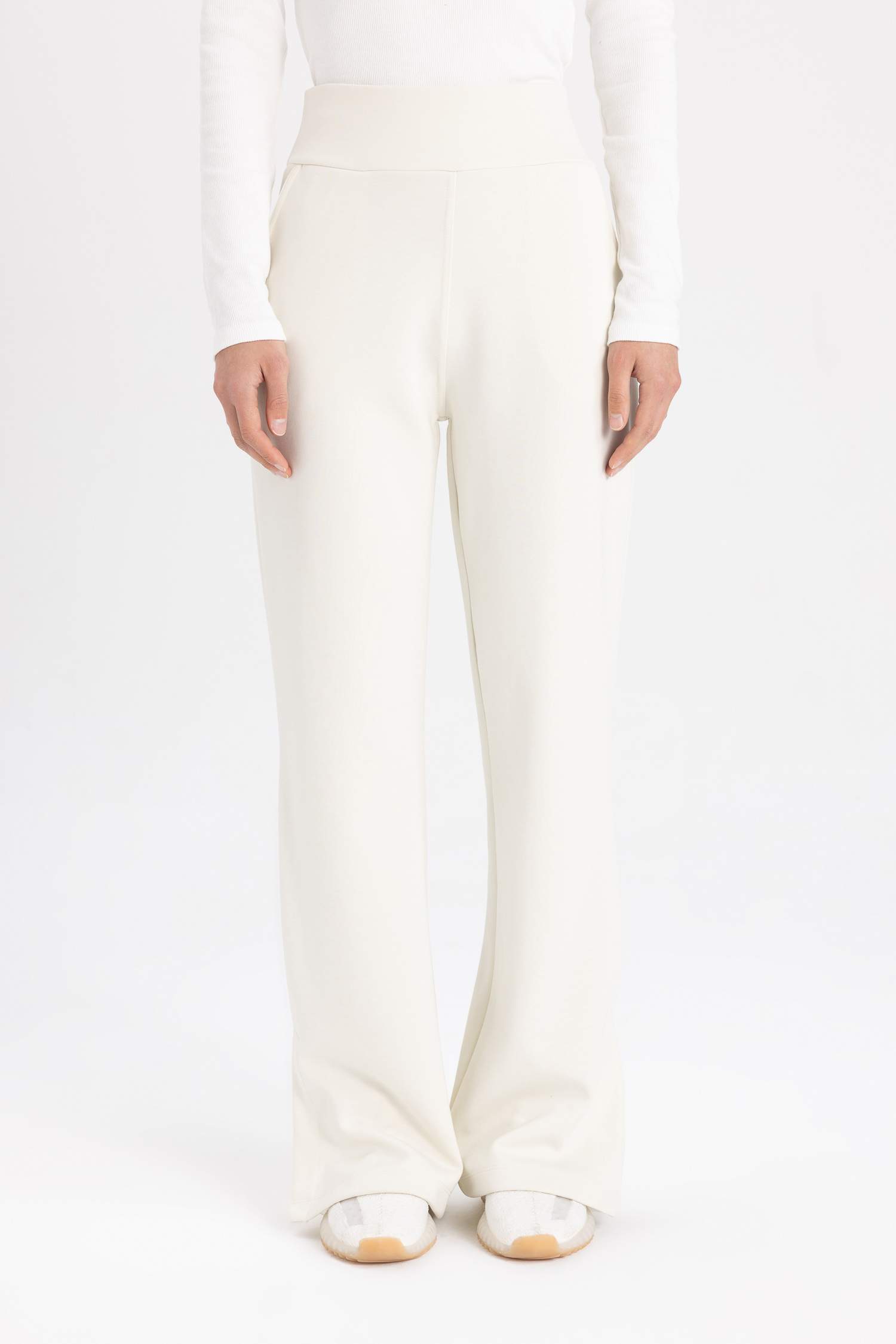 DeFactoFit Wide Leg Standard Scuba Diving Fabric Trousers