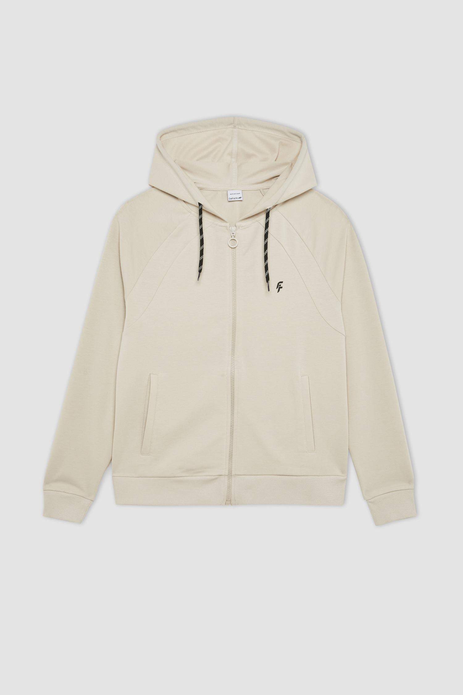 سويتر قصة عادية بياخة بسحاب من DeFactoFit