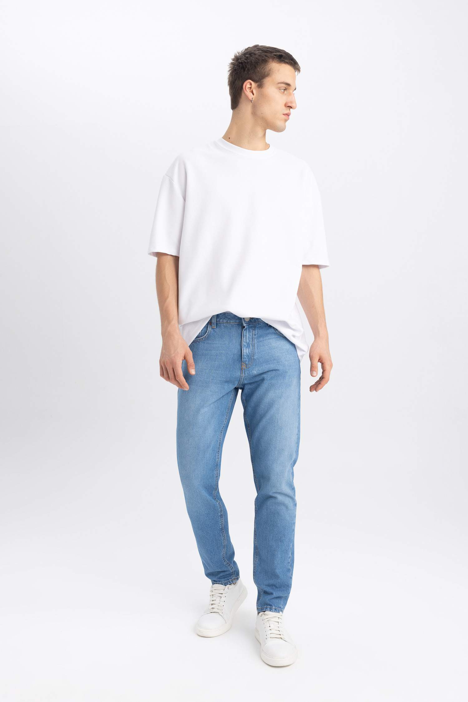 Regular Tapered Fit Trousers